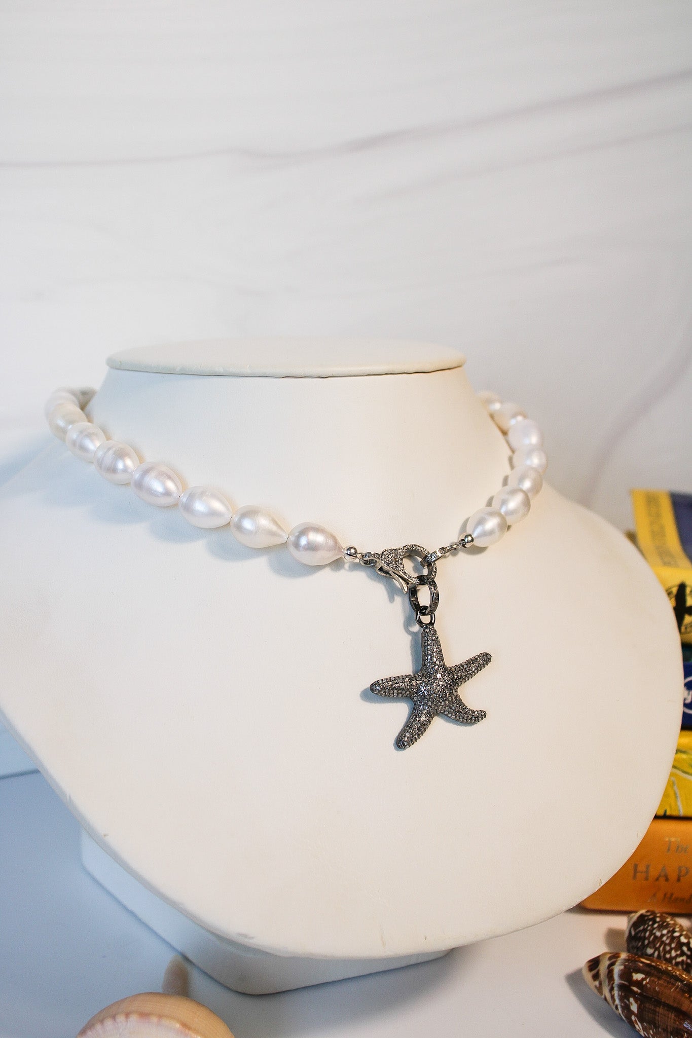Pavé Diamond Starfish NecklaceBeth ZinkNecklace