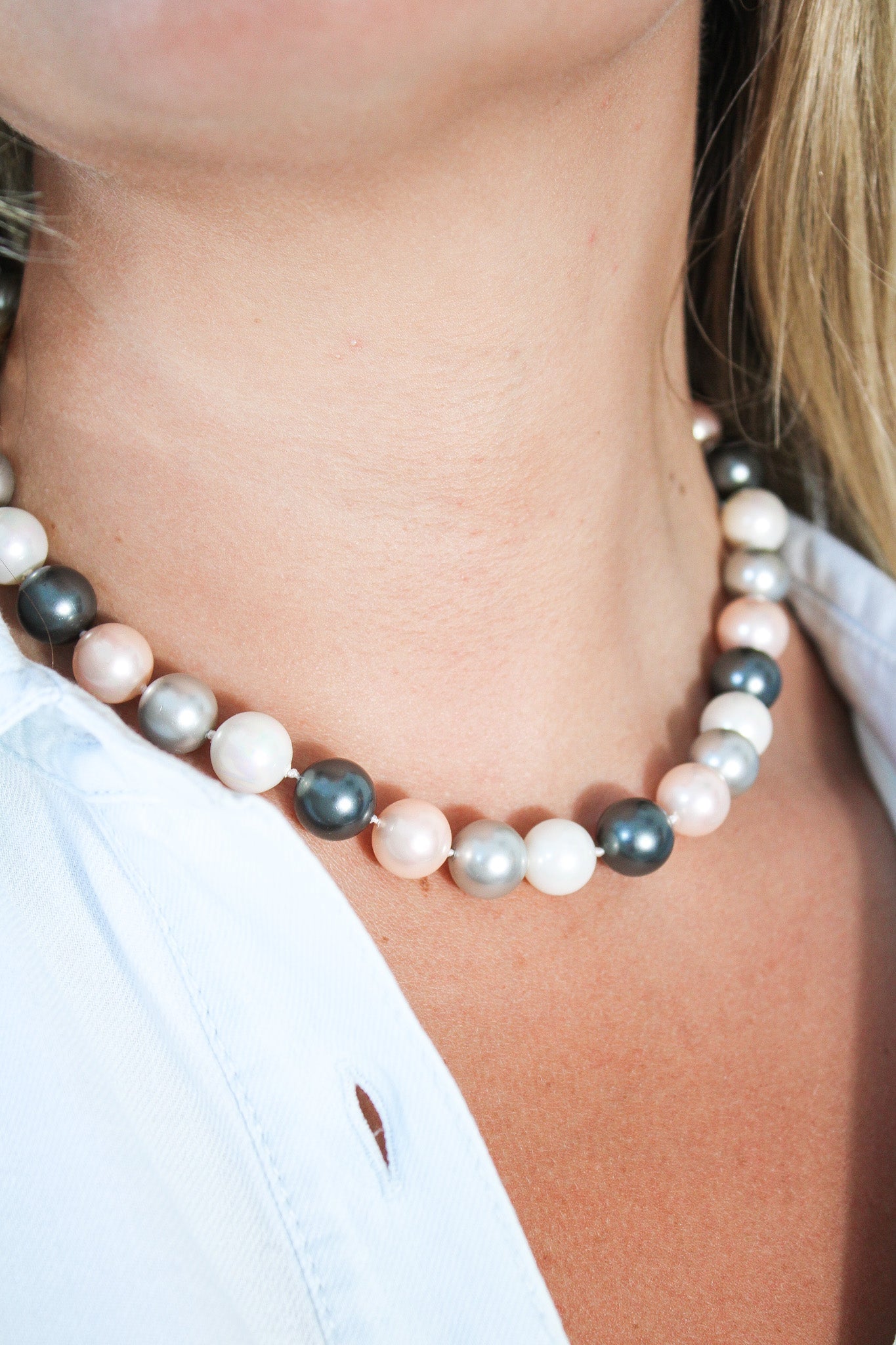 Pearl Necklace - Blush MixJinjaNecklace
