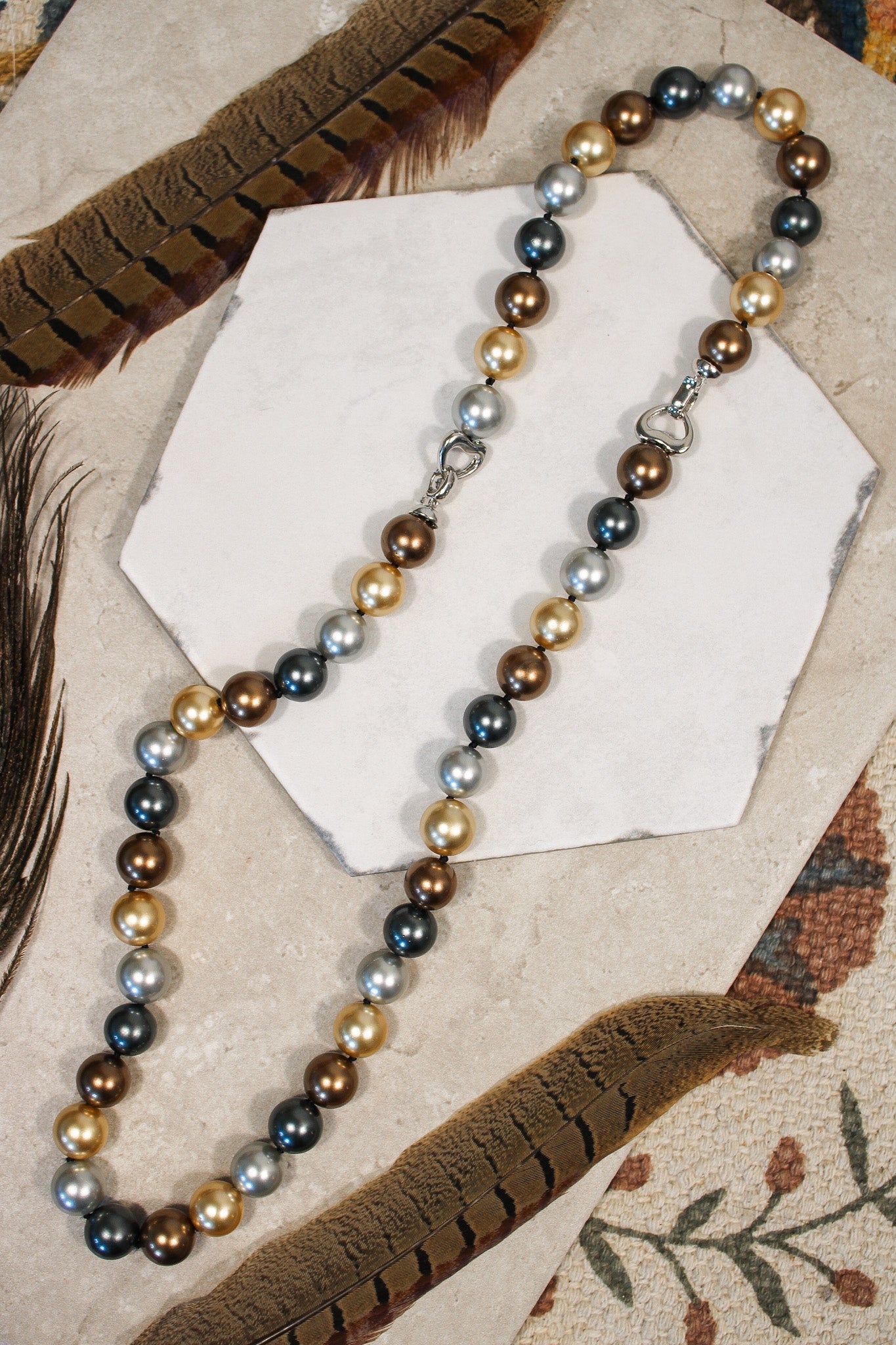 Pearl Necklace/Bracelet - Coastal MixJinjaNecklace