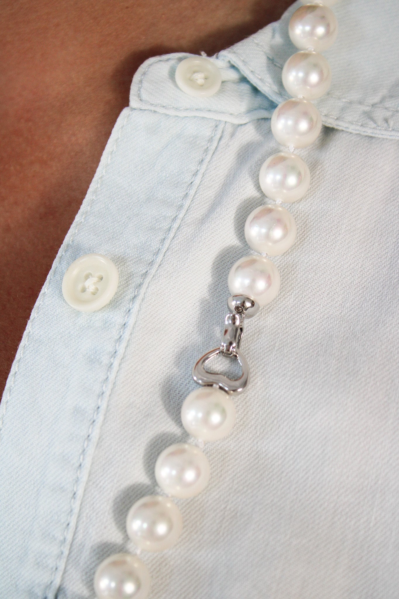 Pearl Necklace/Bracelet - Fresh WhiteJinjaNecklace