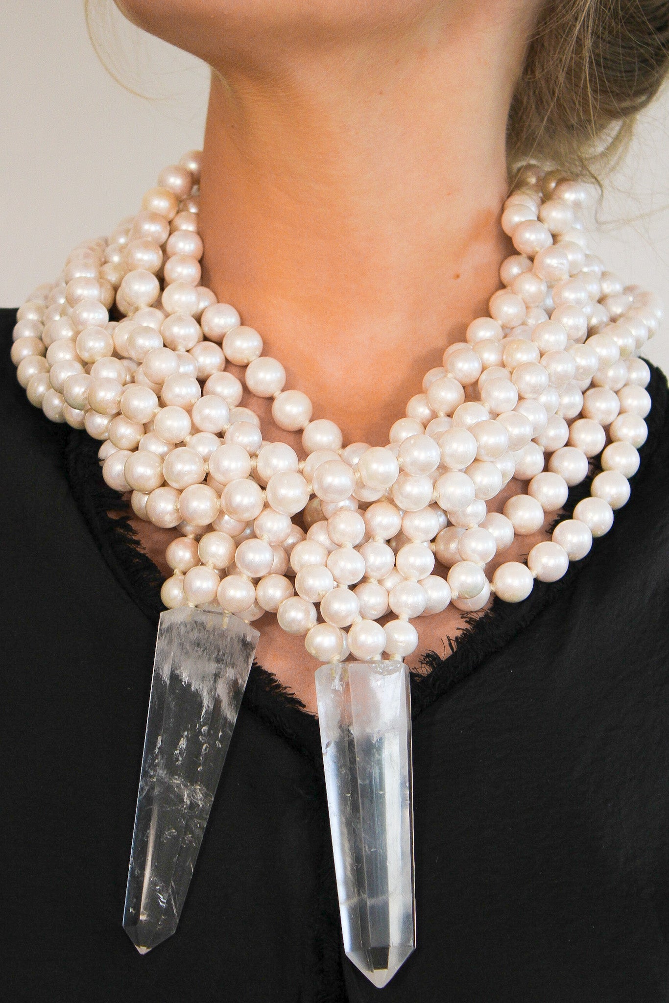 Pearl Scarf NecklaceMoniesNecklace