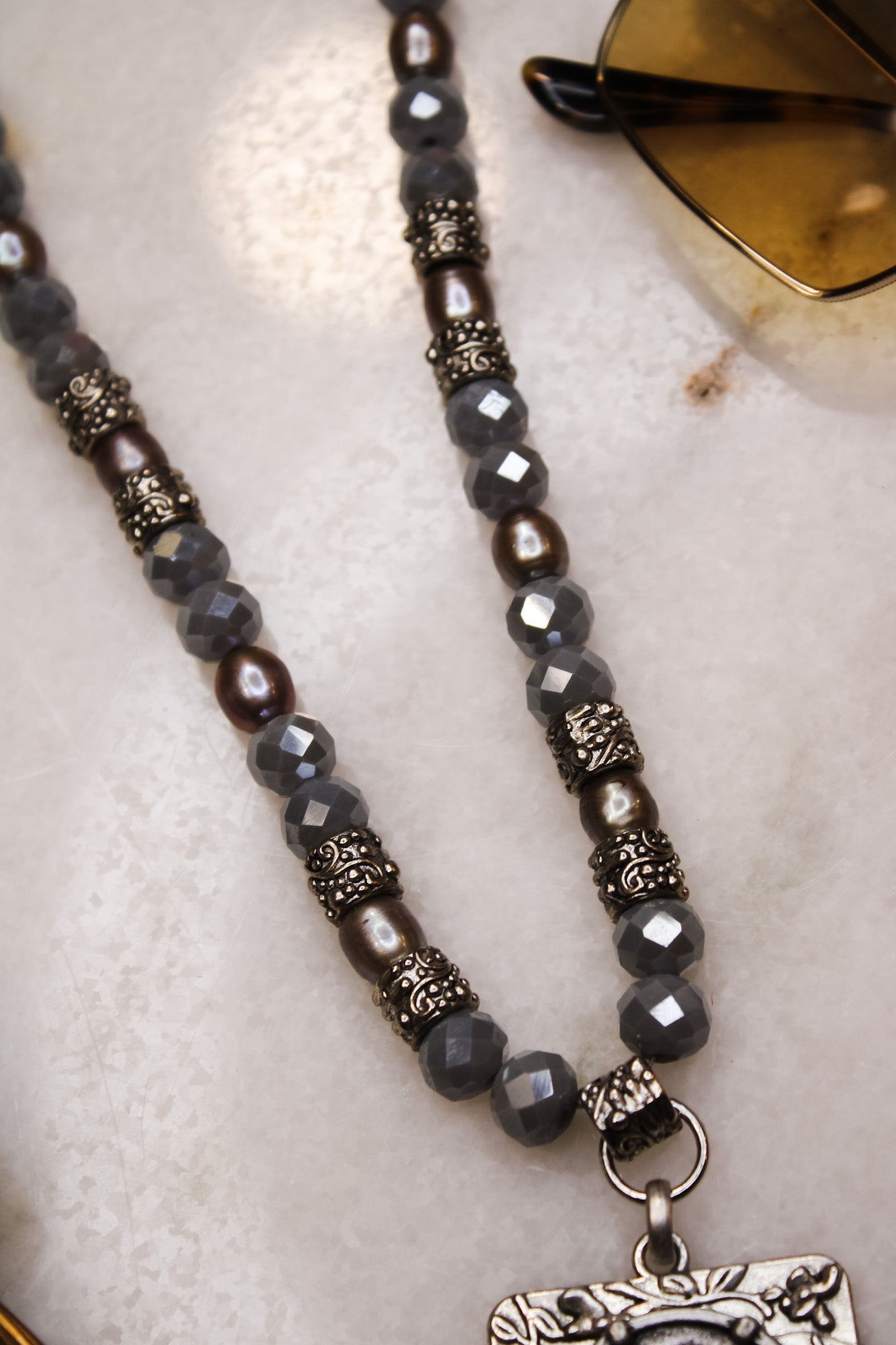 Pewter Joan of Arc Medal NecklaceBella Smith DesignsNecklace