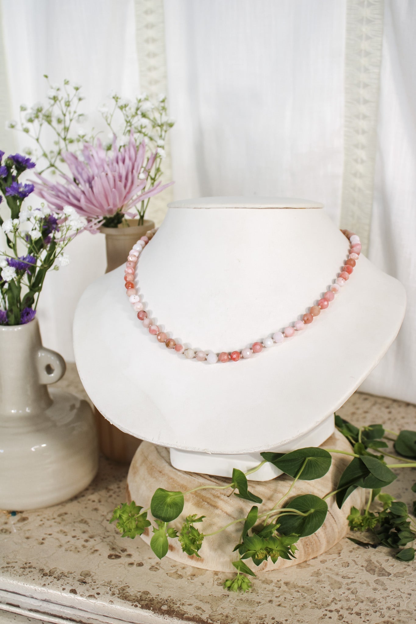 Pink Opal Necklace #5039James & JezebelleNecklace