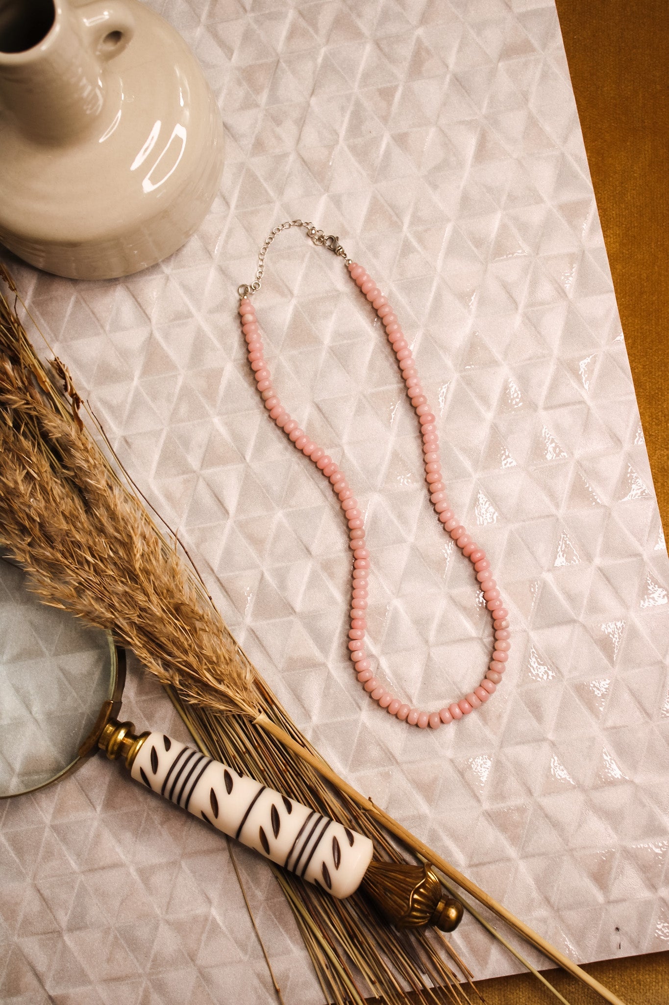 Pink Opal NecklacePerle du BoisNecklaces