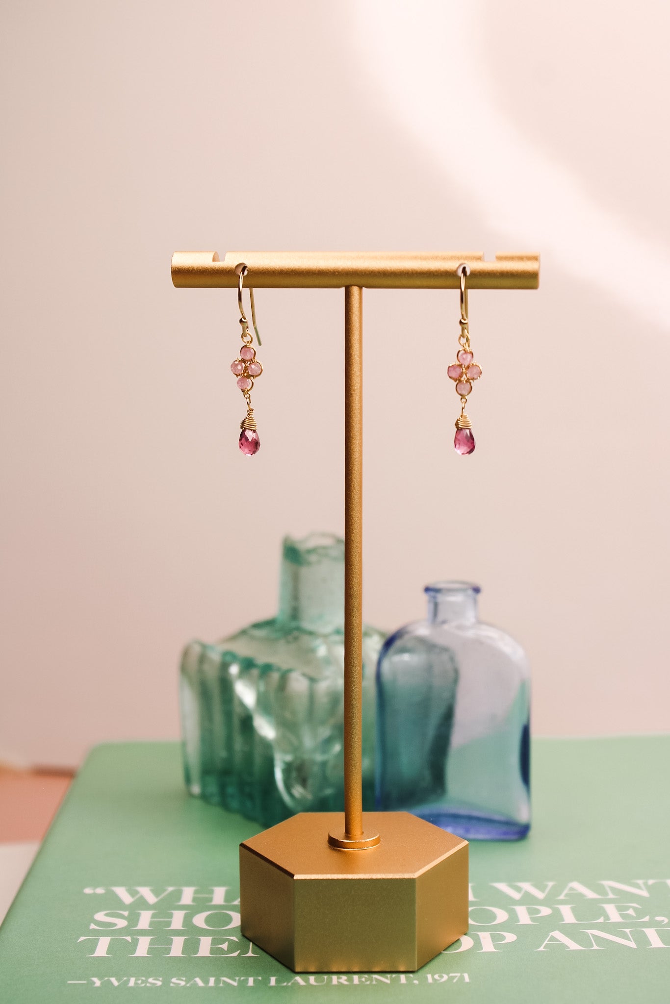 Pink Sapphire Earrings #4715Michelle PresslerEarrings