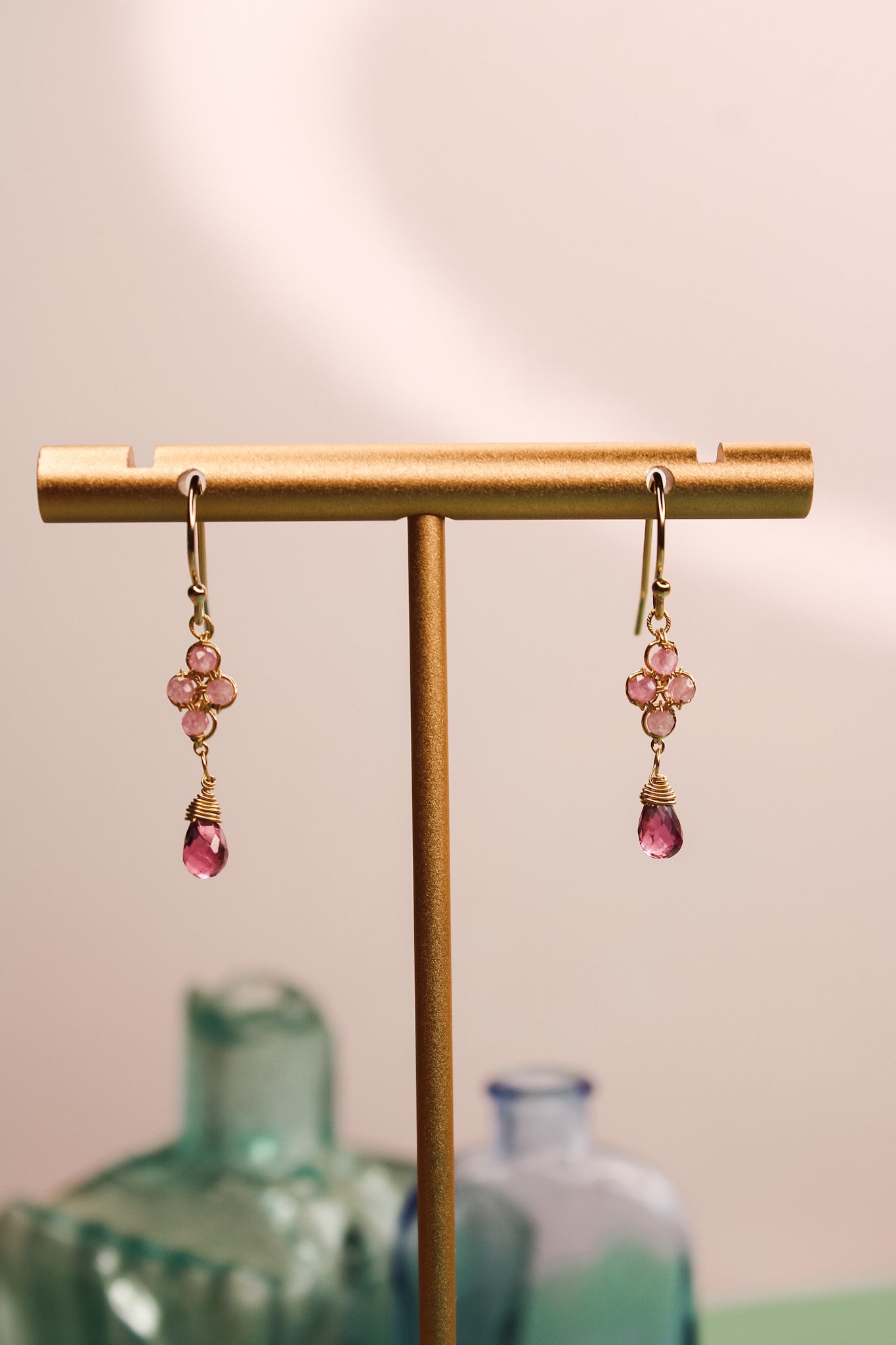 Pink Sapphire Earrings #4715Michelle PresslerEarrings