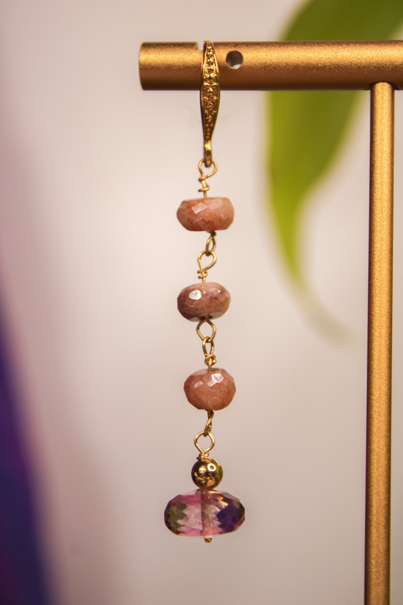 Pink Silverite EarringsJUNOEarrings