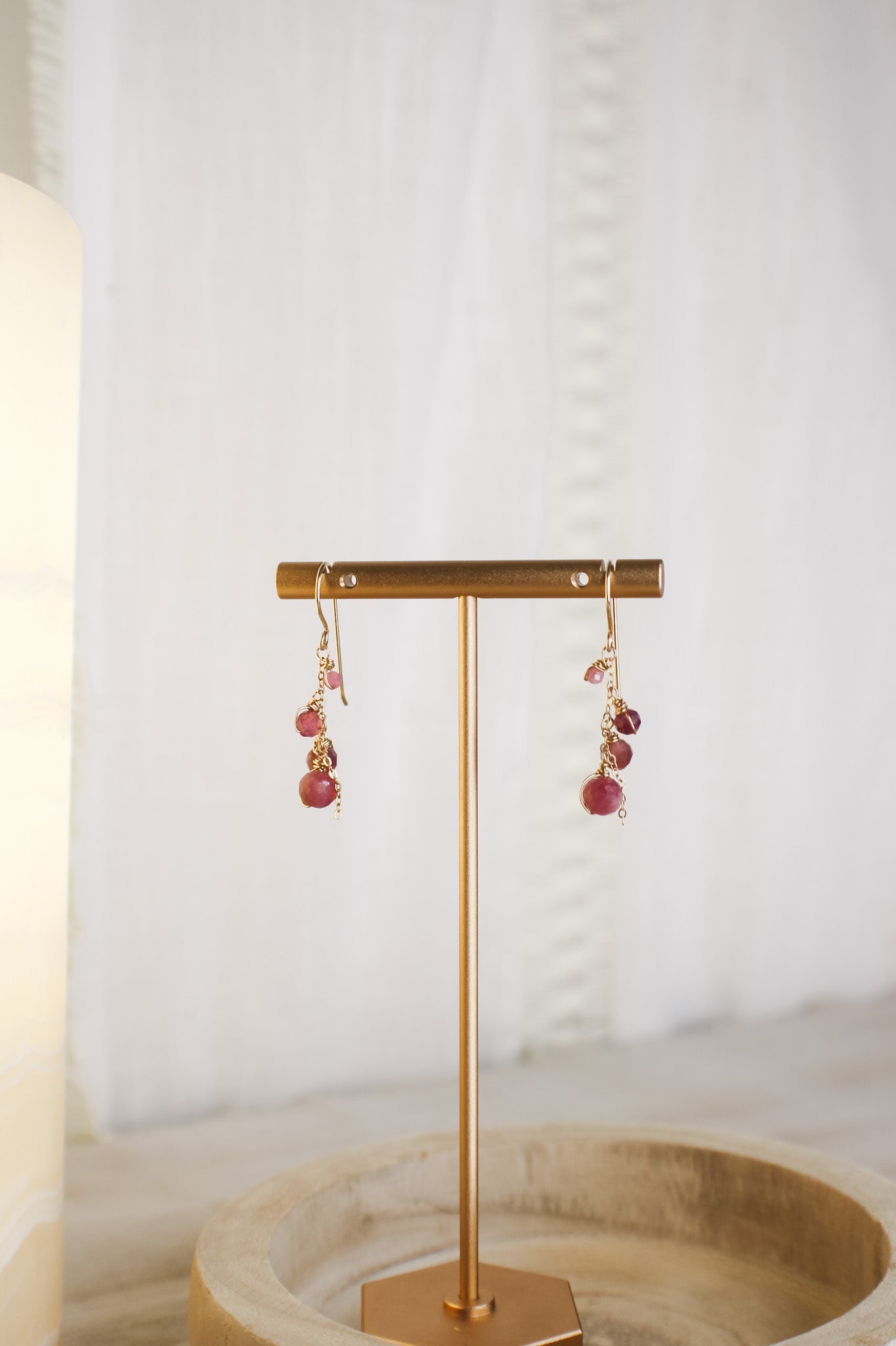 Pink Tourmaline Earrings #7107James & JezebelleEarrings