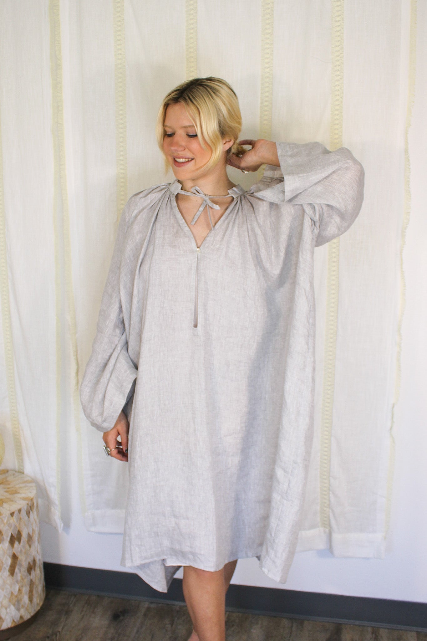Plissé Dress - Smokey GrayClaramontéDress