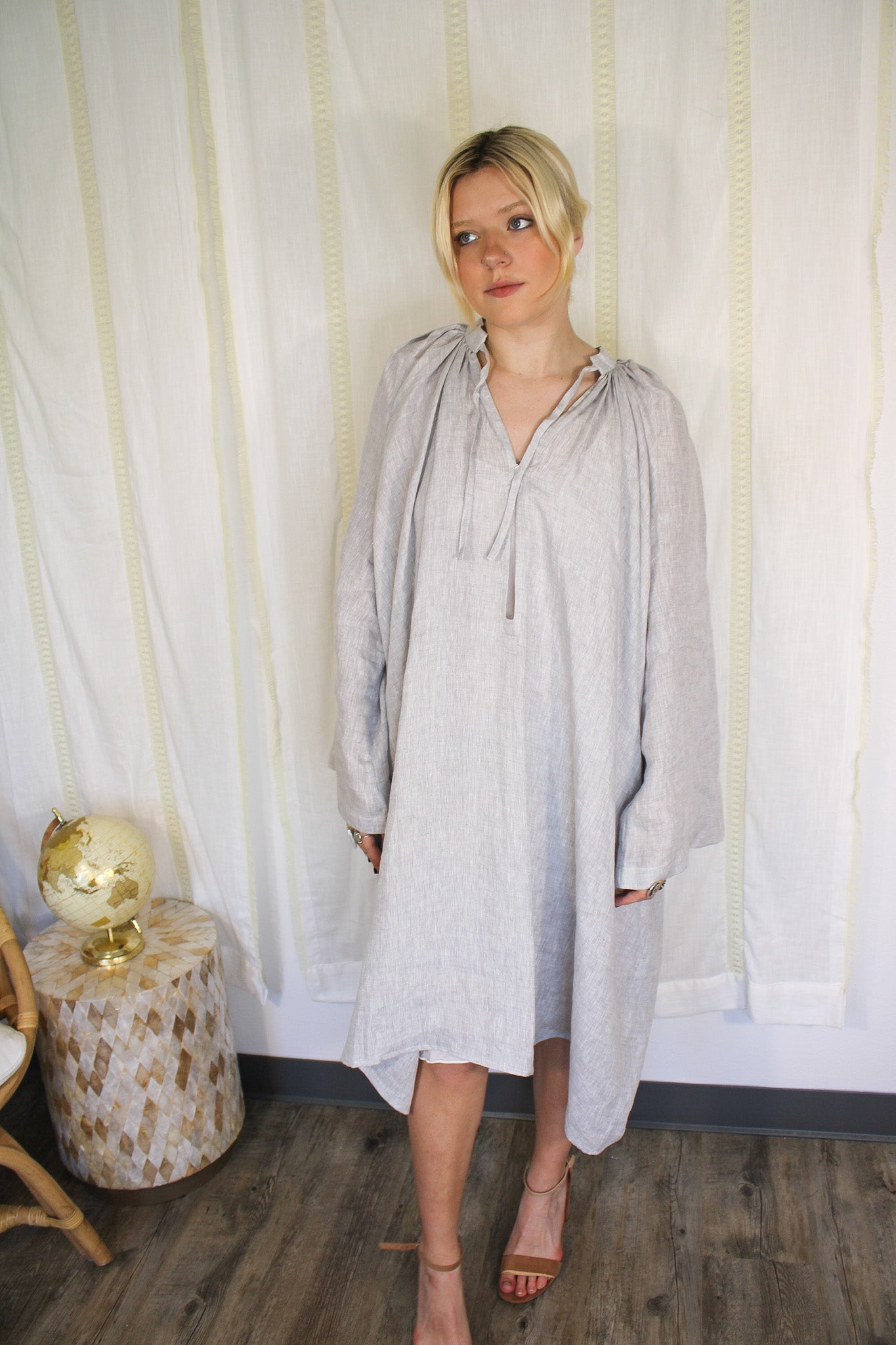 Plissé Dress - Smokey GrayClaramontéDress