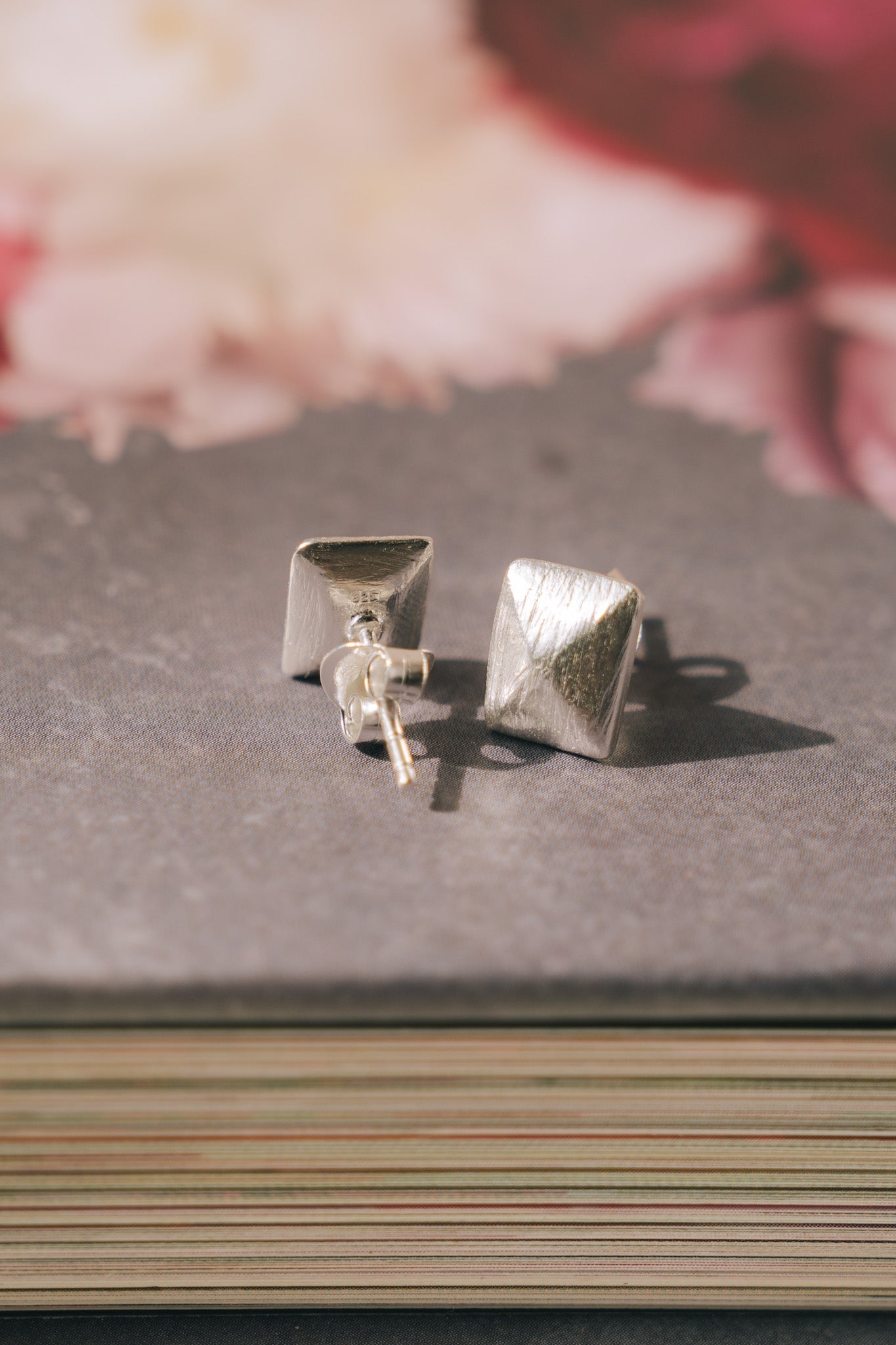 Pyramid Stud Earrings (2 Colors)TreisiEarrings