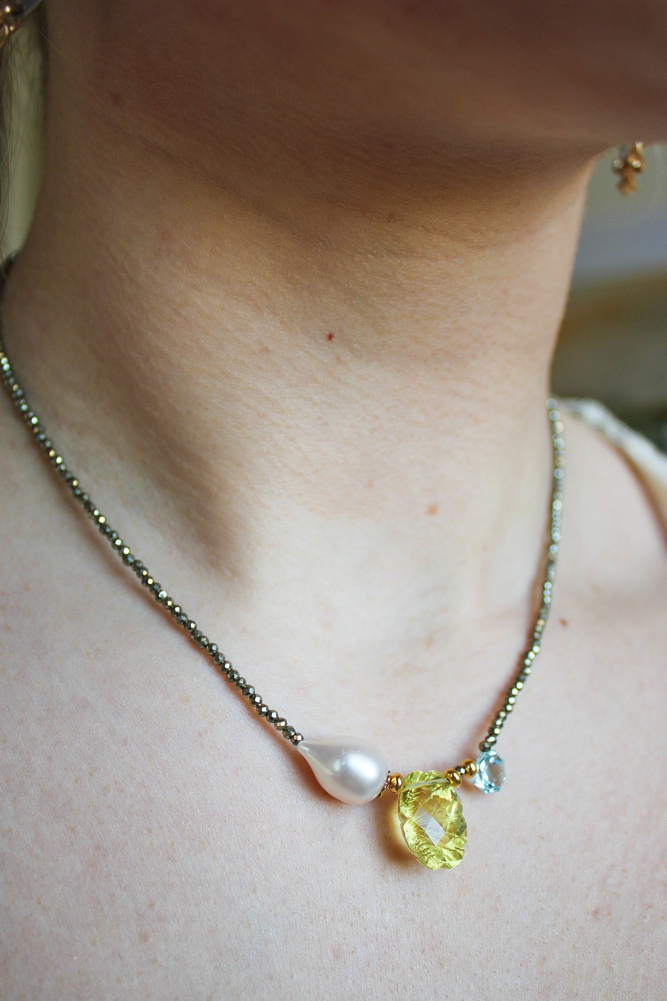Pyrite Rondelle Necklace (3 styles)Beth ZinkNecklace