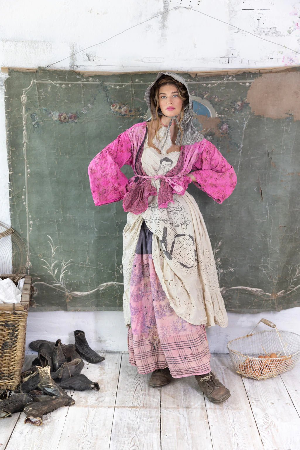 Quilted Lise Lotte Piano Shawl Jacket 833 - PomegranateMagnolia PearlCoats & Jackets