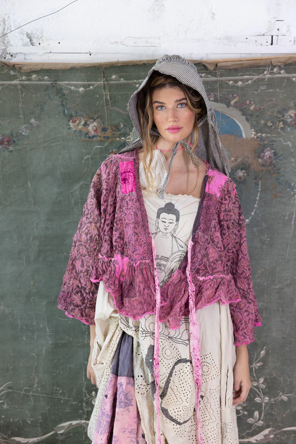 Quilted Lise Lotte Piano Shawl Jacket 833 - PomegranateMagnolia PearlCoats & Jackets
