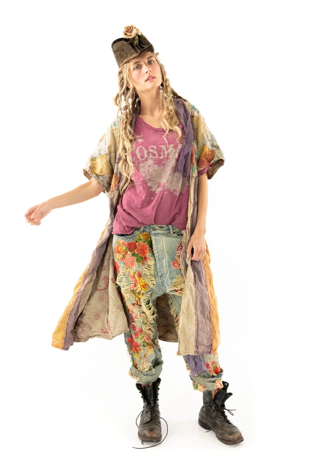 Quiltwork Berkeley Duster Jacket 568 - MikaMagnolia PearlCoats & Jackets
