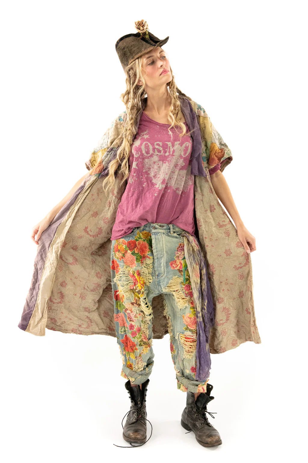 Quiltwork Berkeley Duster Jacket 568 - MikaMagnolia PearlCoats & Jackets