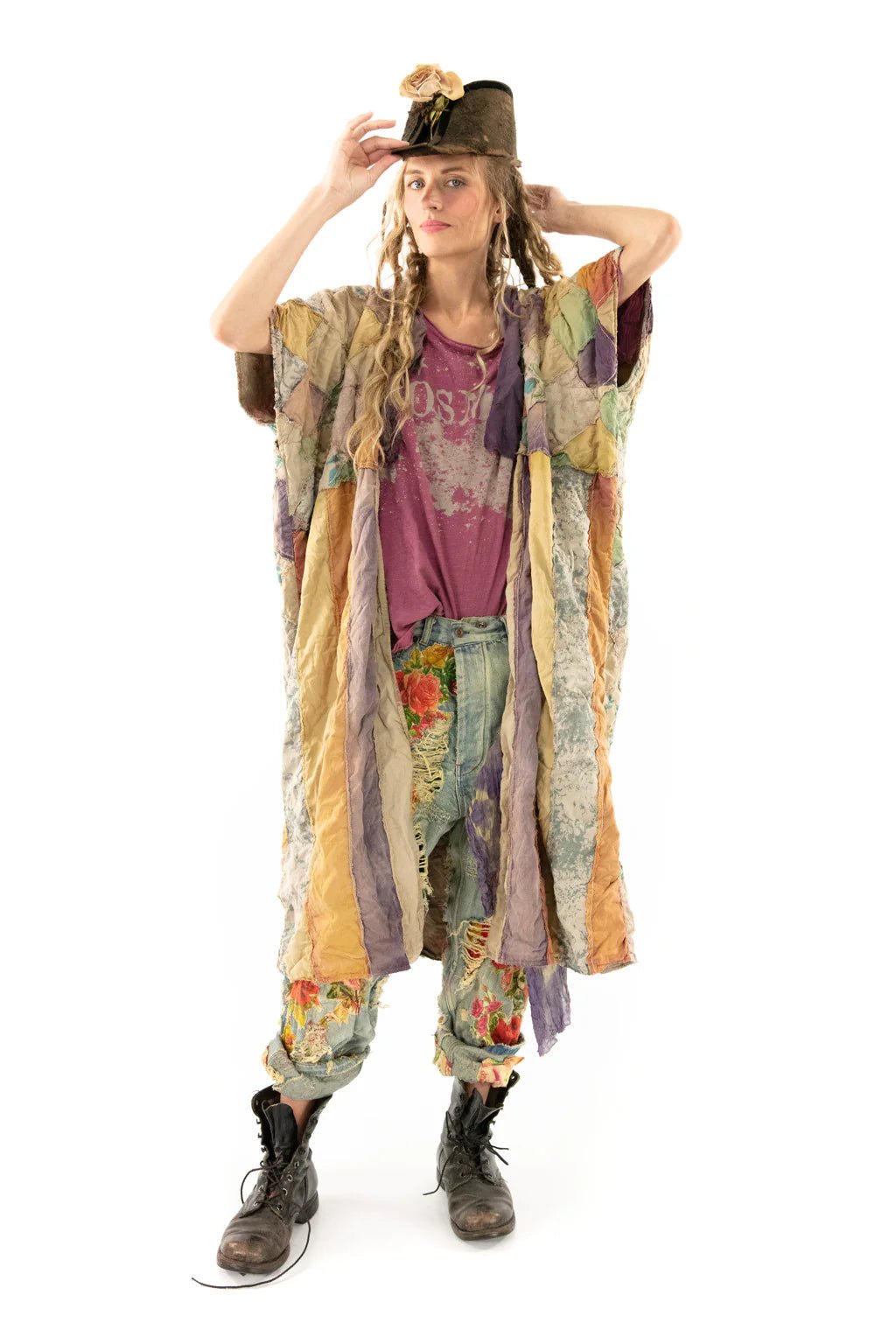 Quiltwork Berkeley Duster Jacket 568 - MikaMagnolia PearlCoats & Jackets