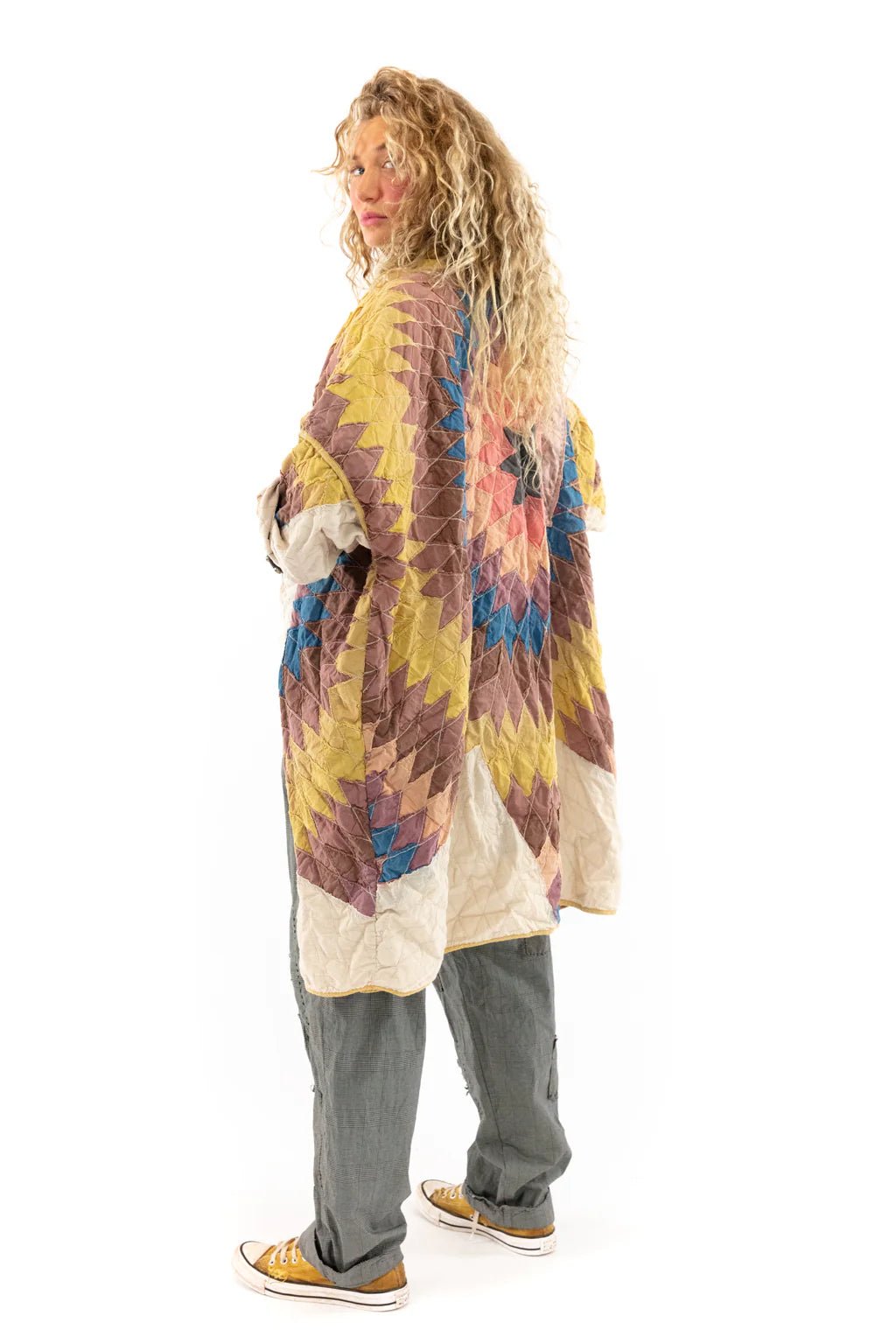 Quiltwork Taos Kimono Jacket 540 - MateoMagnolia PearlCoats & Jackets