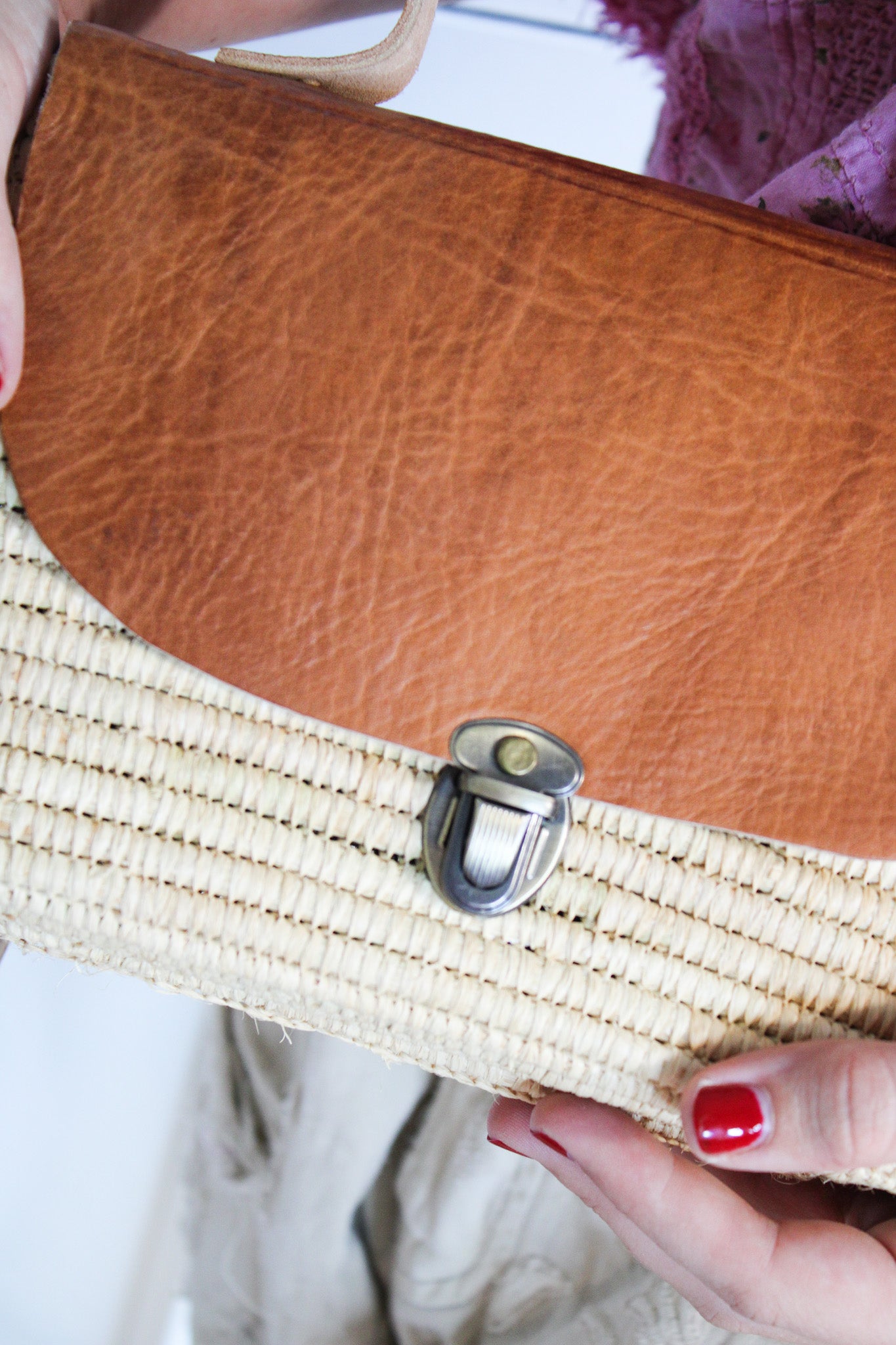 Raffia Square BagRare FindsHandbags