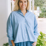 Raglan Sleeve Shirt - Blue StripesGallego DesportesShirts & Tops