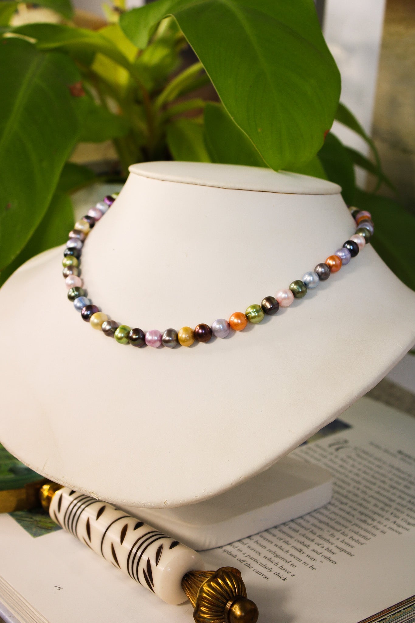Rainbow Pearl NecklaceRare FindsNecklaces