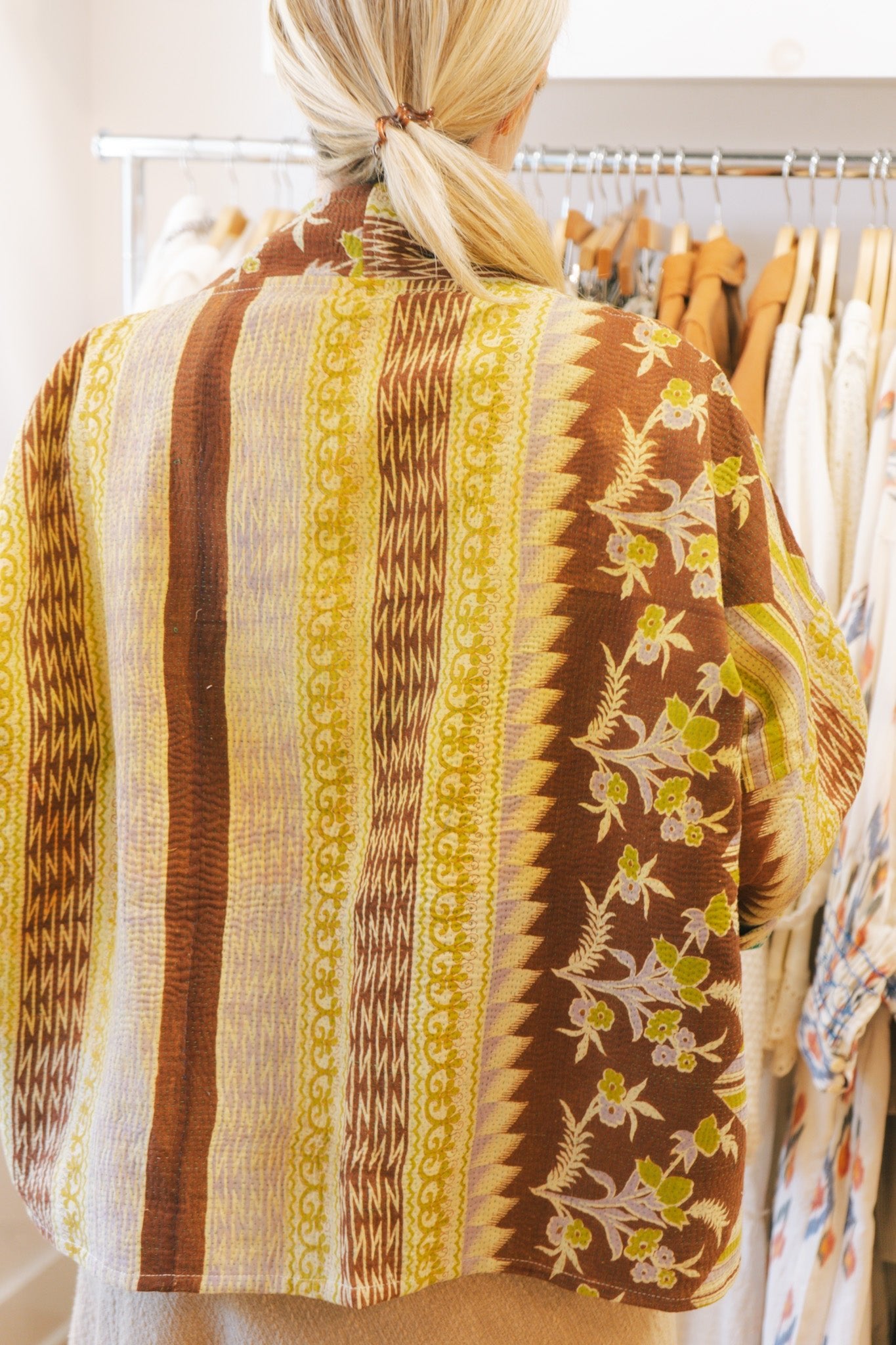 Reversible Kantha Cotton Jacket #11Rare FindsJacket