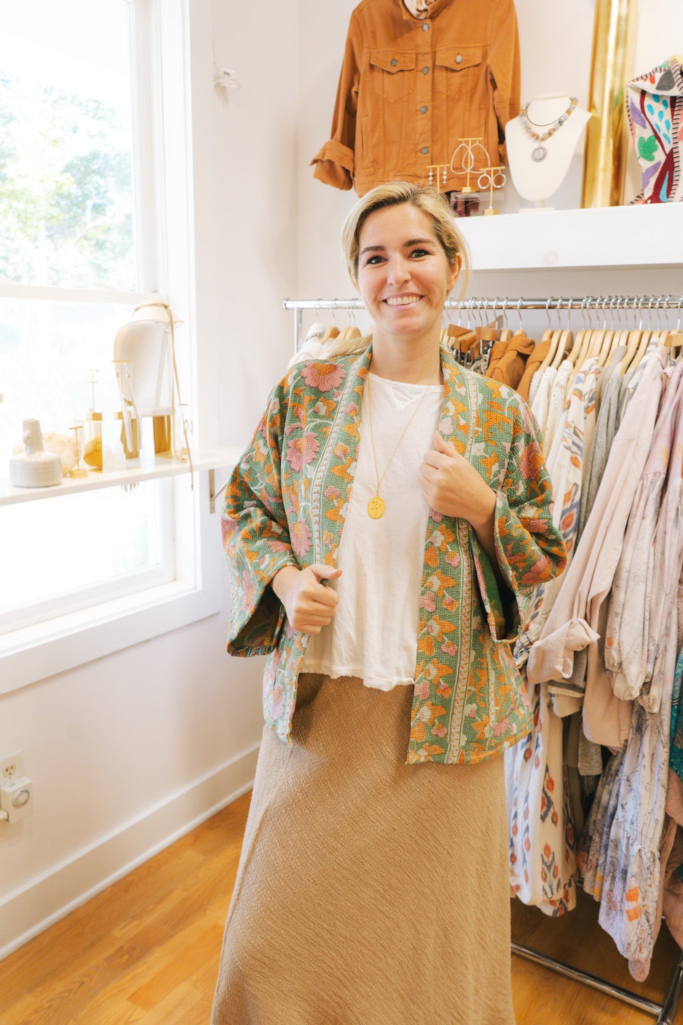 Reversible Kantha Cotton Jacket #3Rare FindsJacket