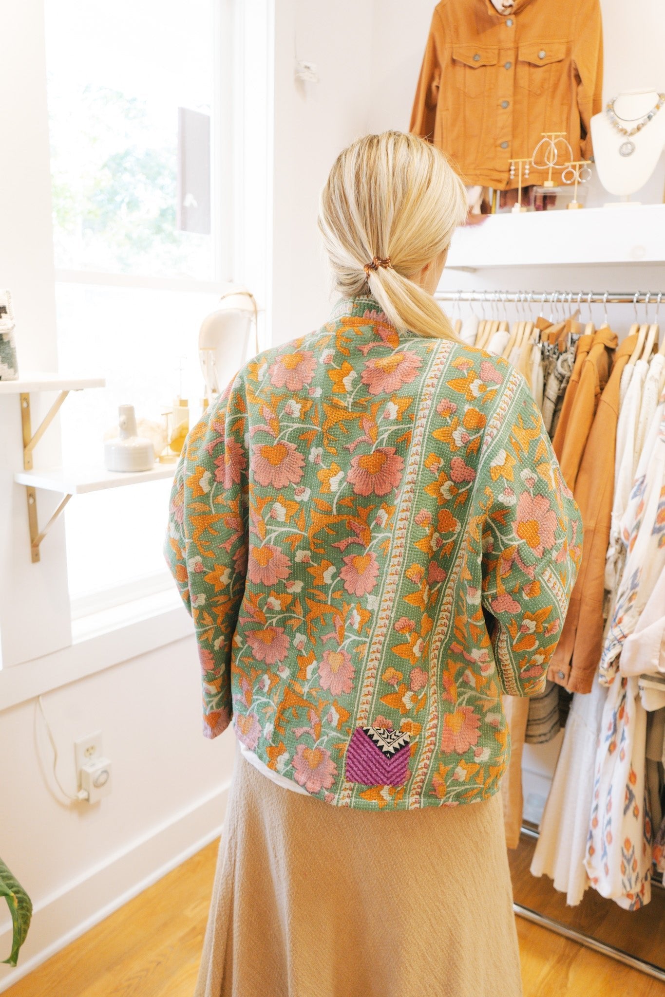 Reversible Kantha Cotton Jacket #3Rare FindsJacket