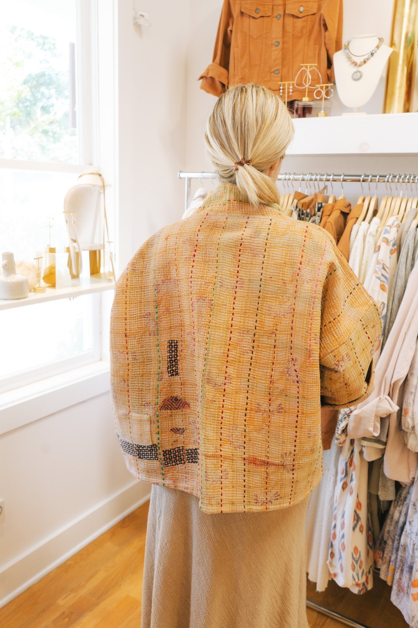Reversible Kantha Cotton Jacket #5Rare FindsJacket
