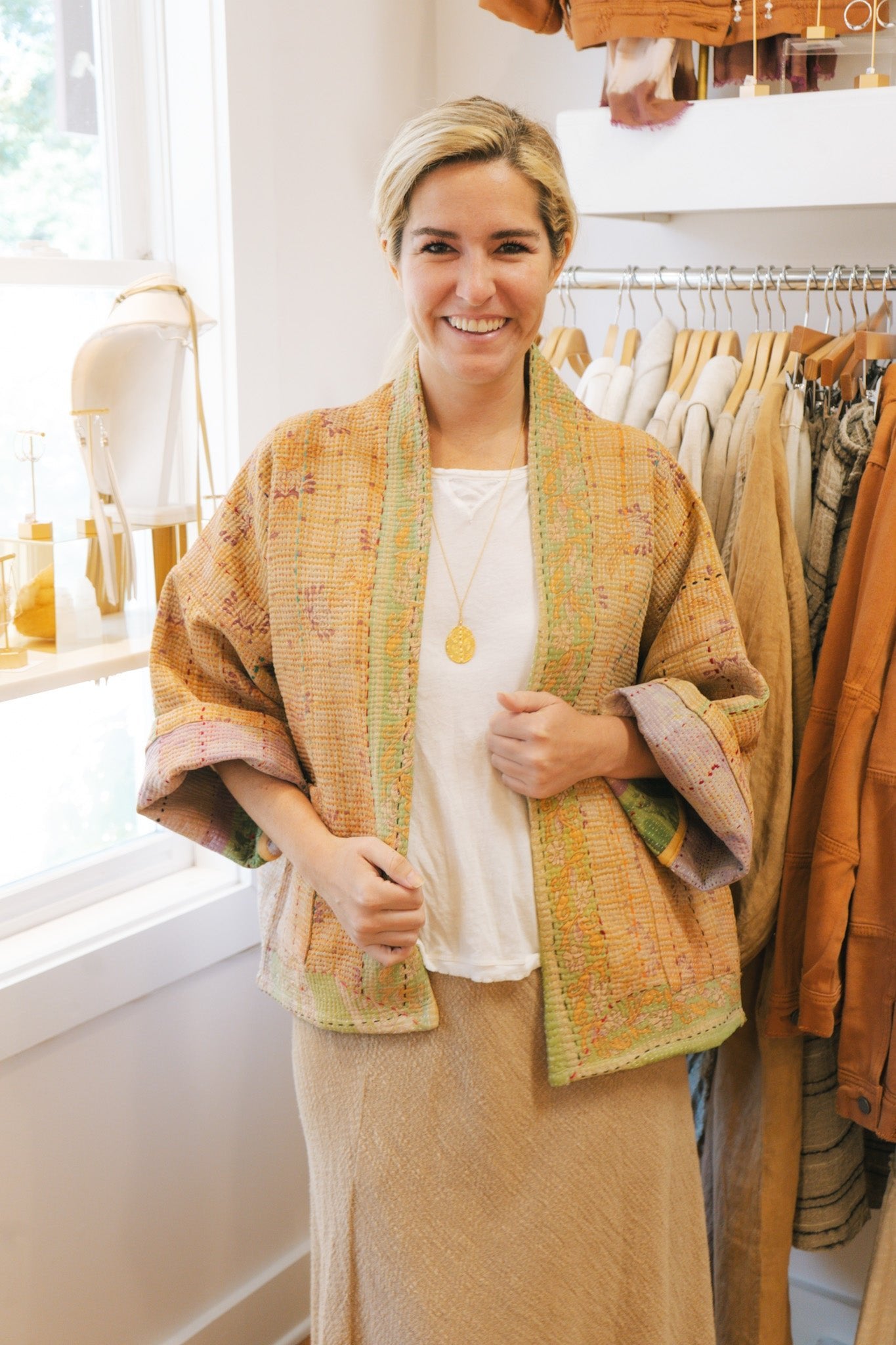 Reversible Kantha Cotton Jacket #5Rare FindsJacket