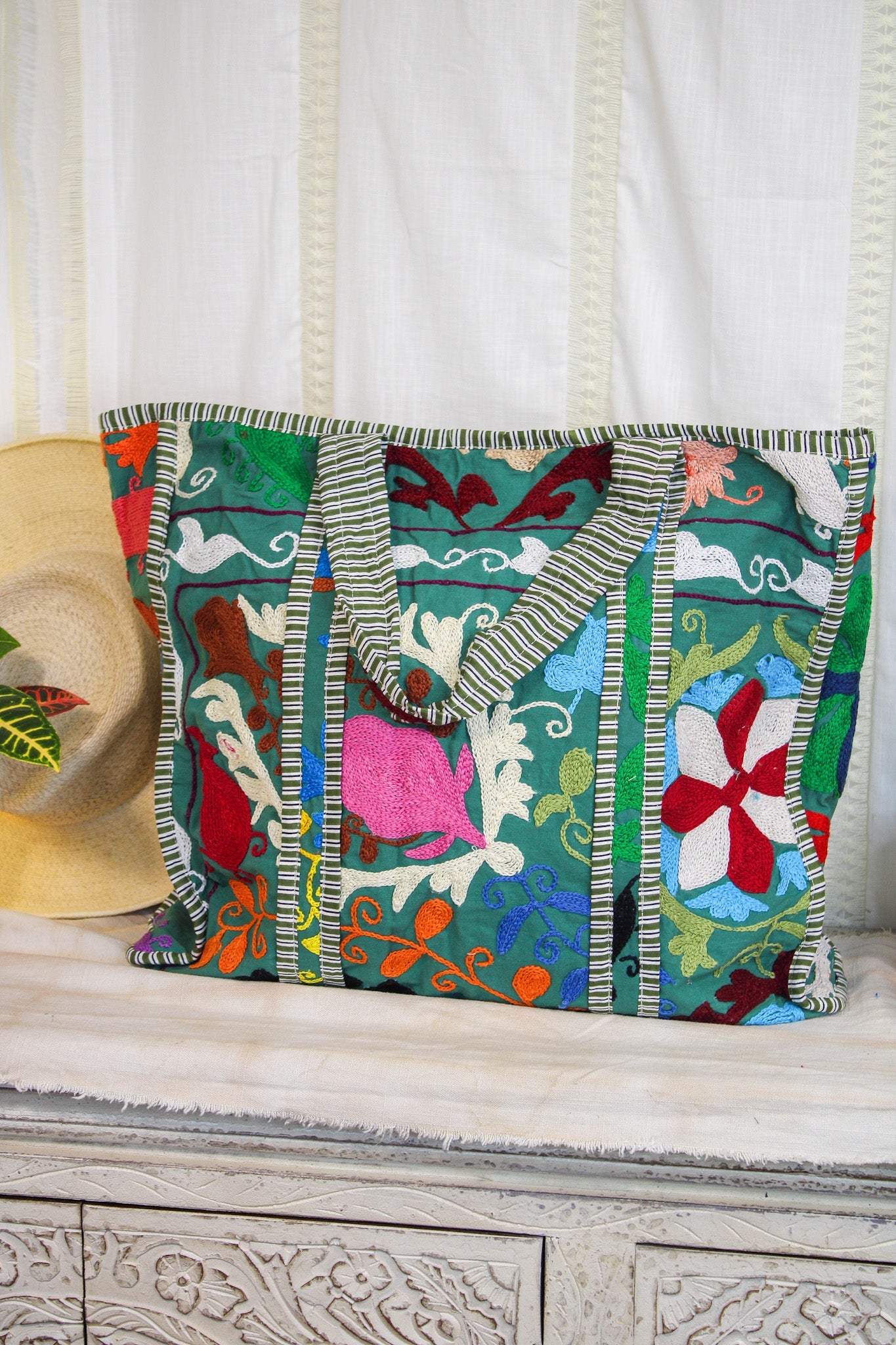 Reversible Suzani Tote Bag #11Rare FindsHandbags