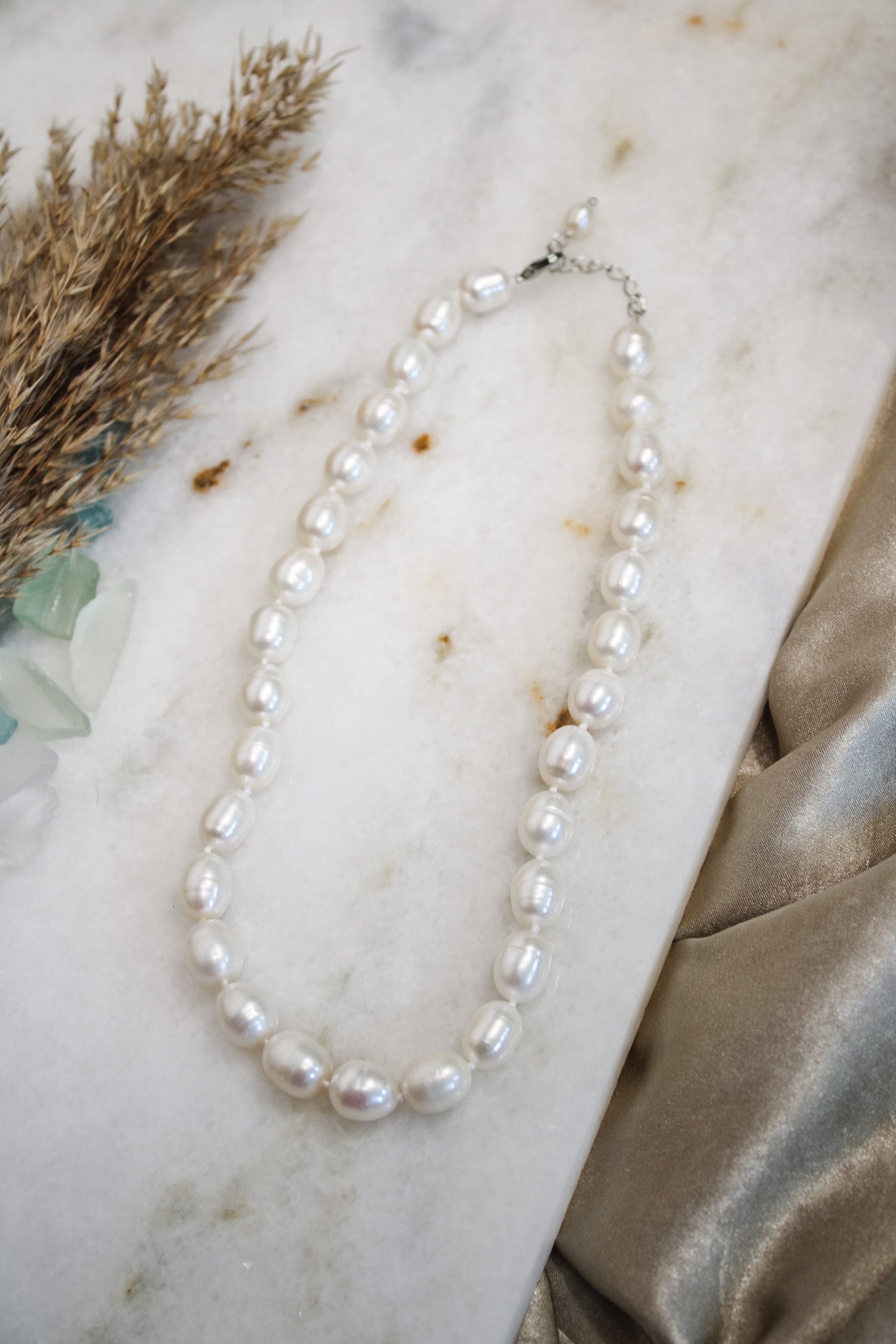 Rice Pearl NecklacesJinjaNecklaces