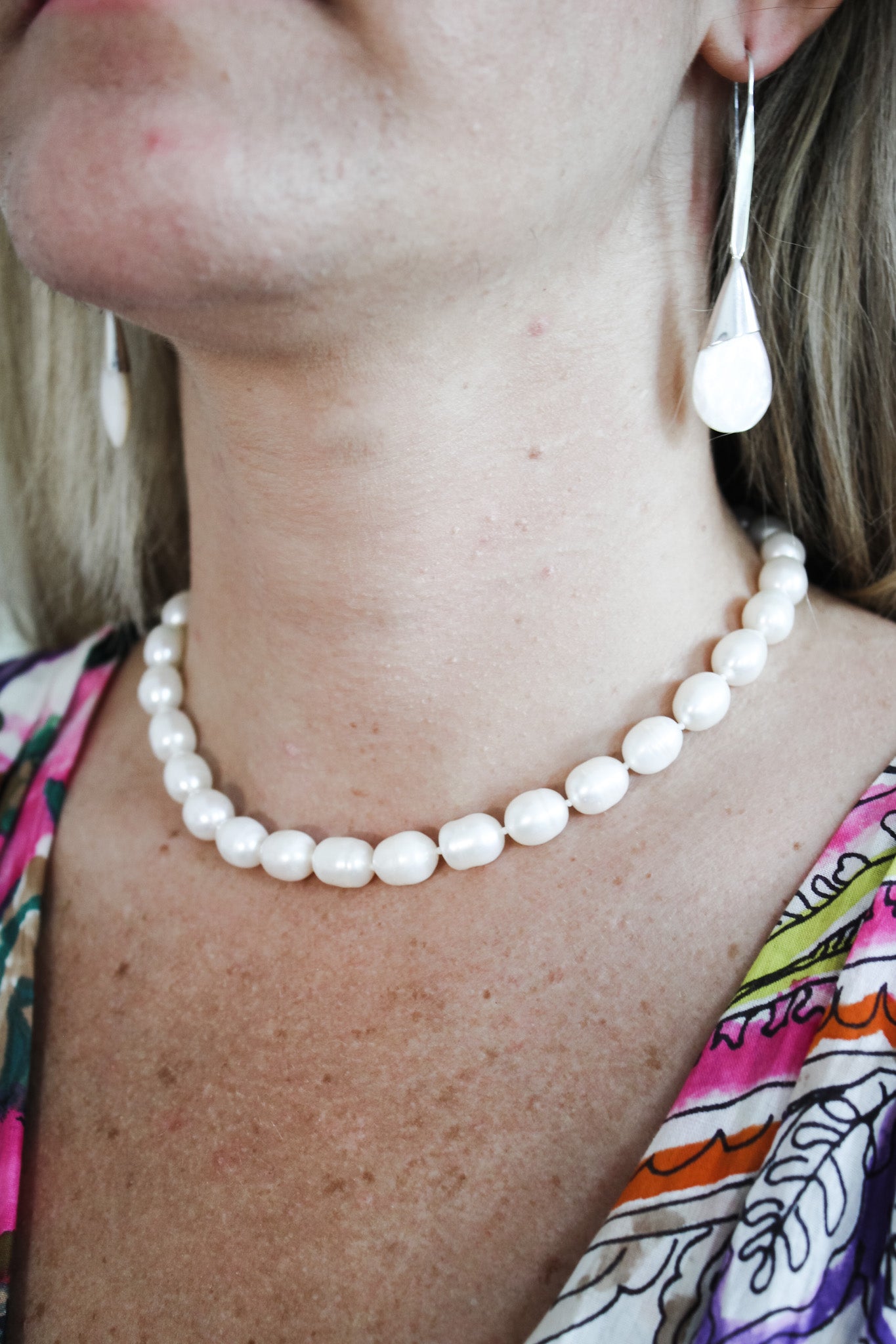 Rice Pearl NecklacesJinjaNecklaces