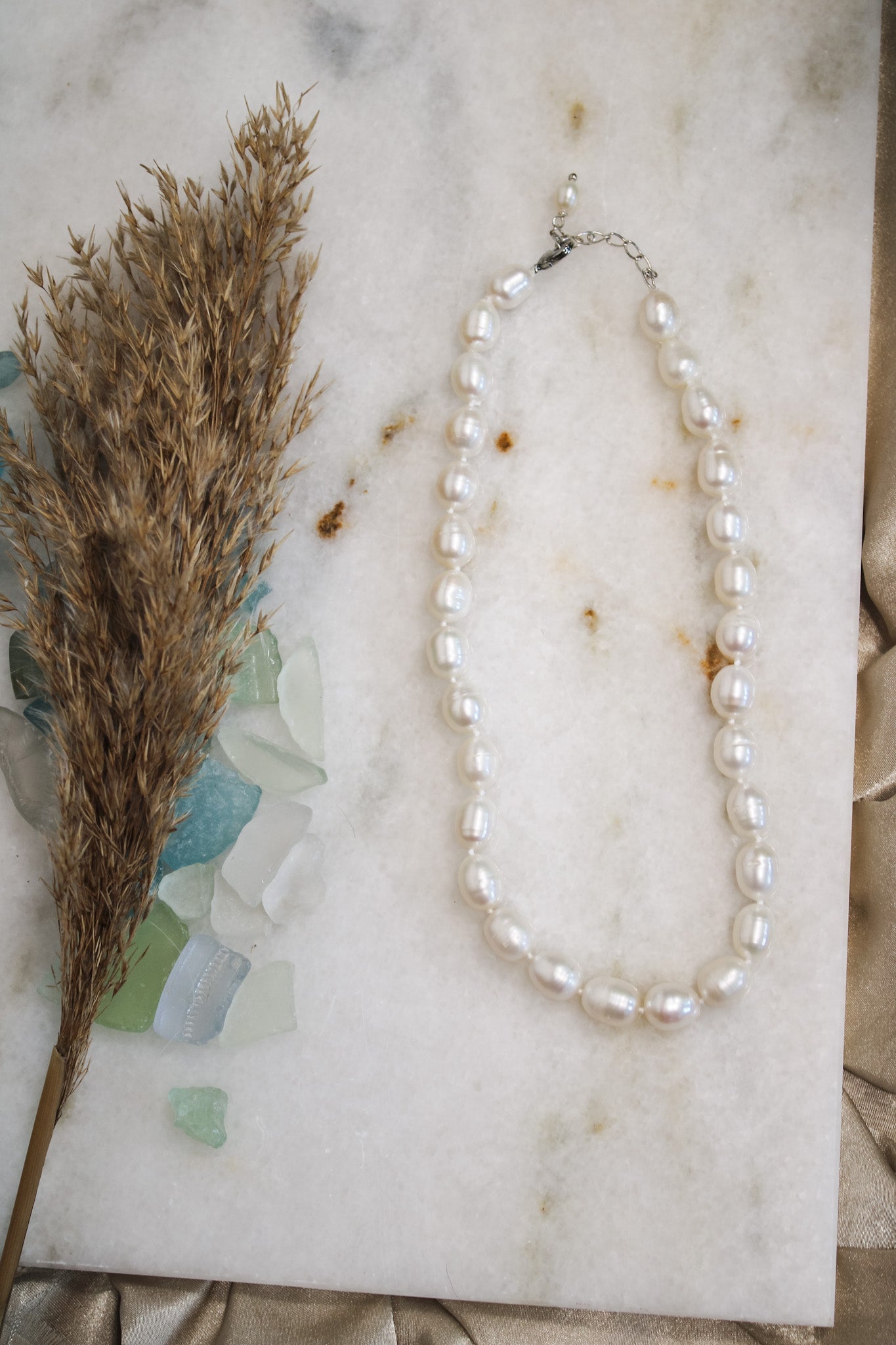 Rice Pearl NecklacesJinjaNecklaces