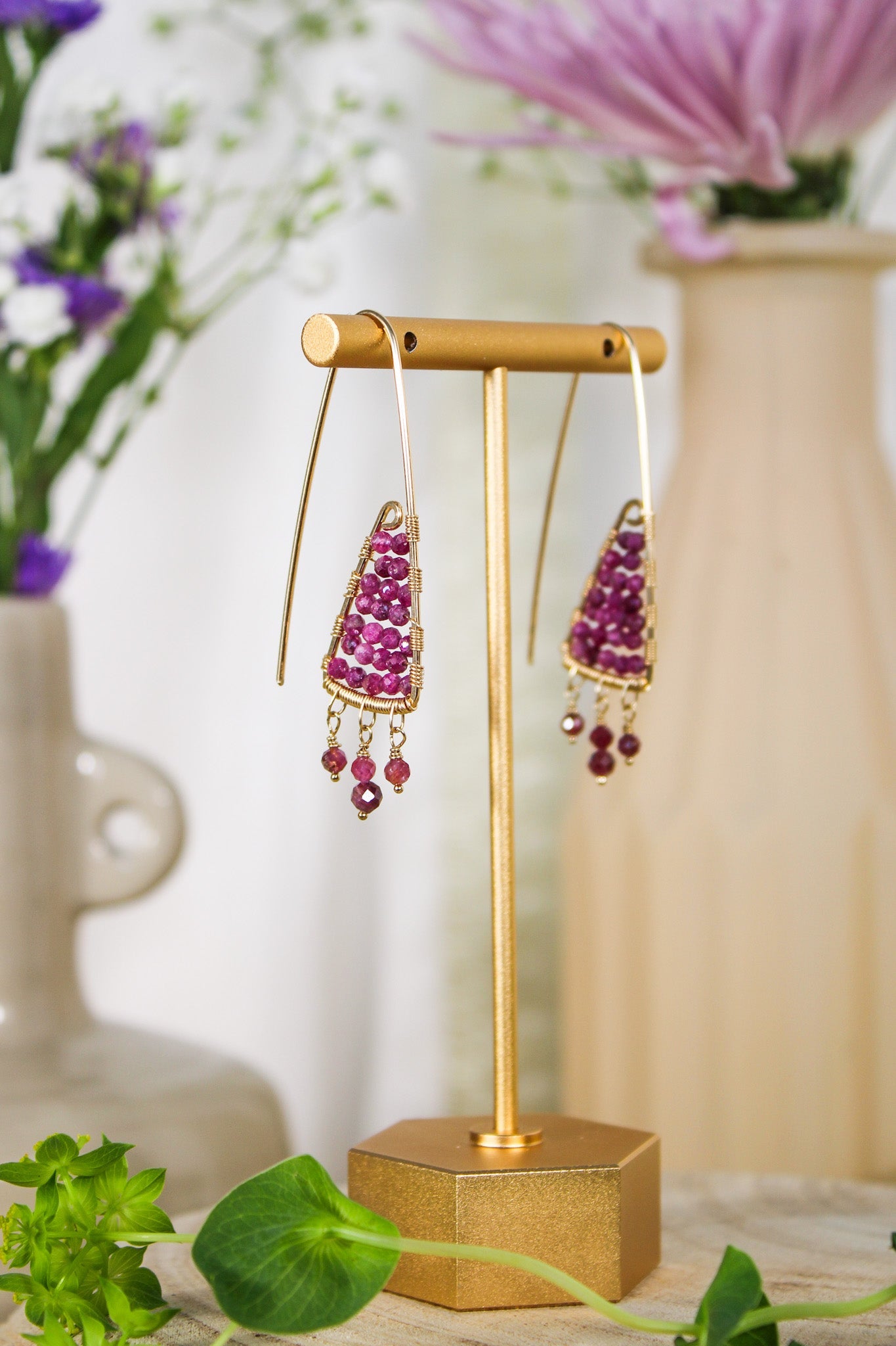 Ruby Earrings #1421James & JezebelleEarrings
