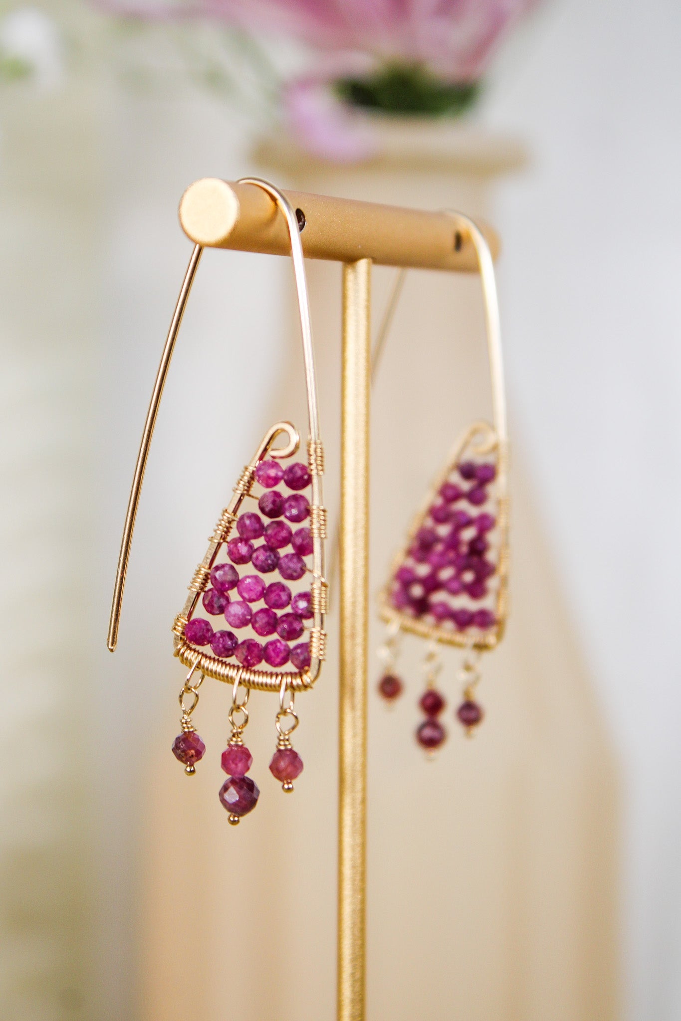 Ruby Earrings #1421James & JezebelleEarrings