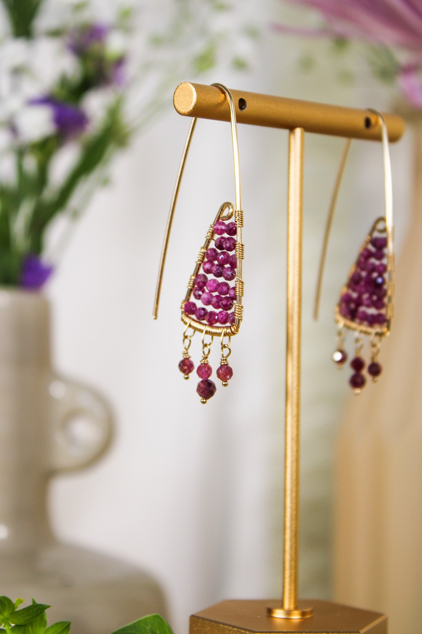 Ruby Earrings #1421James & JezebelleEarrings