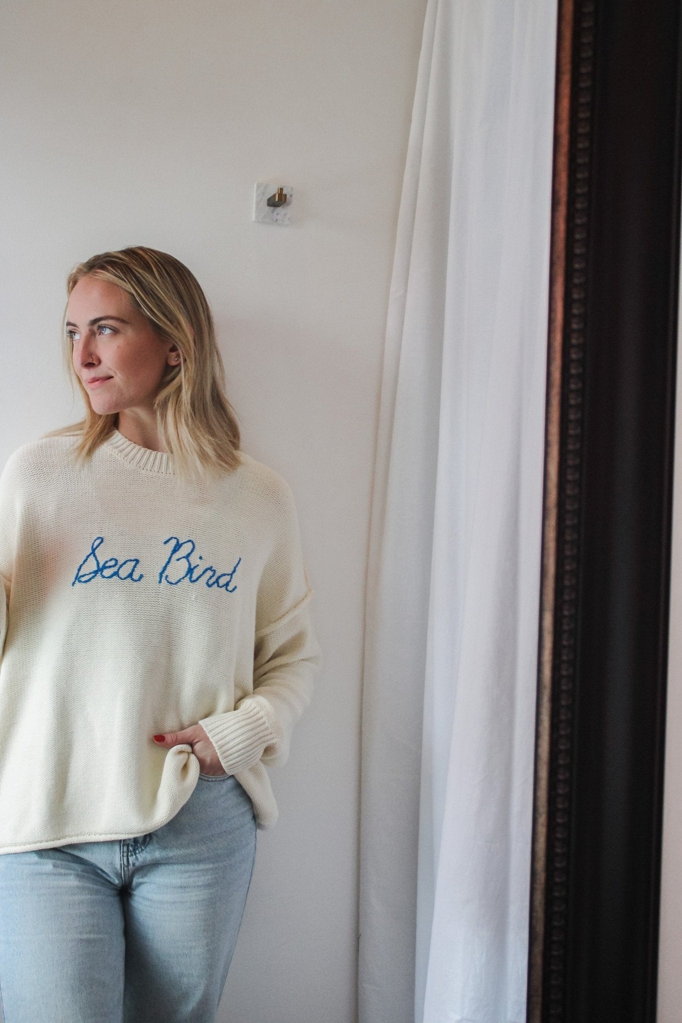 Sea bird Sweater- IvorySubtle LuxurySweater