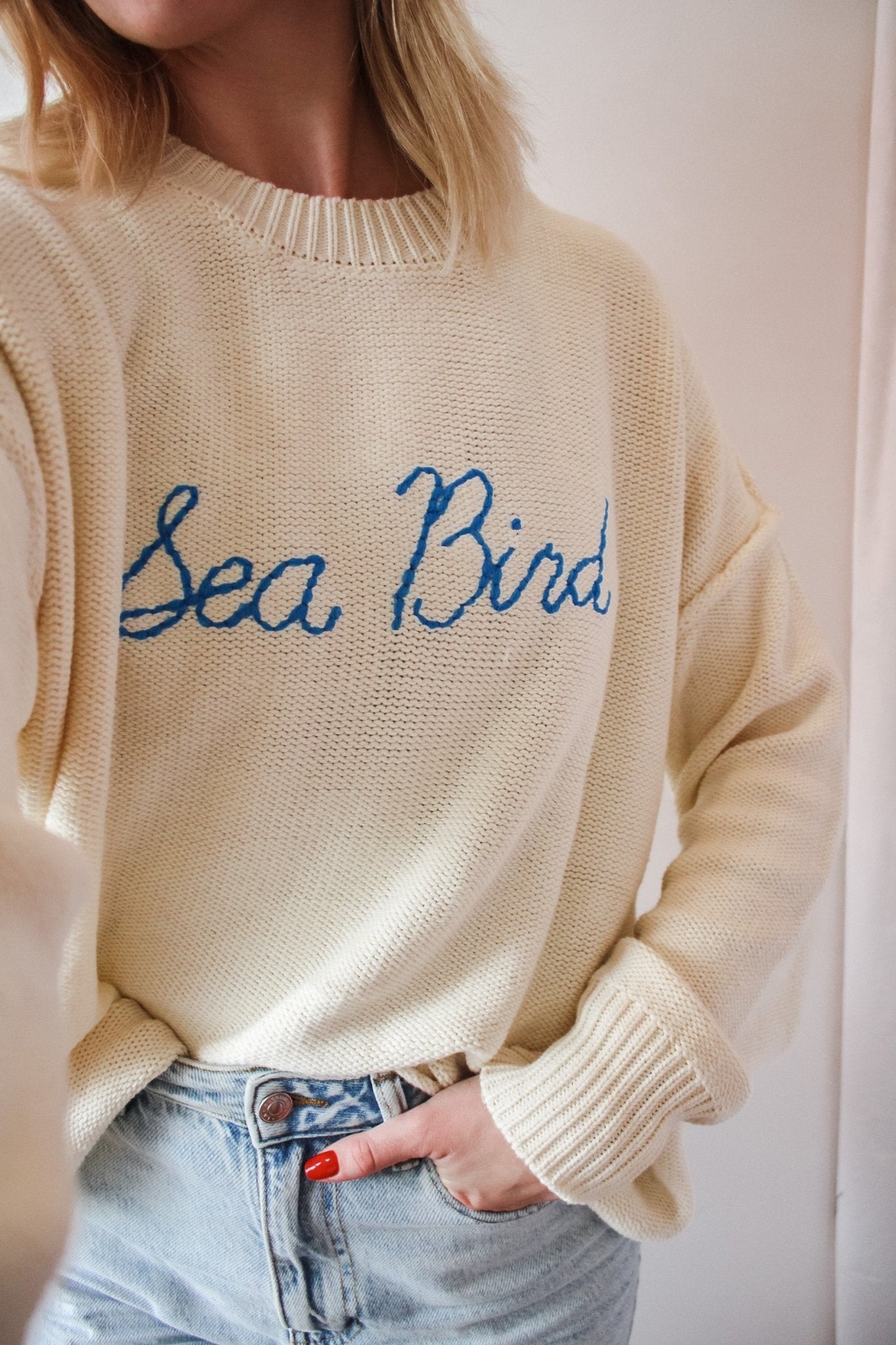 Sea bird Sweater- IvorySubtle LuxurySweater