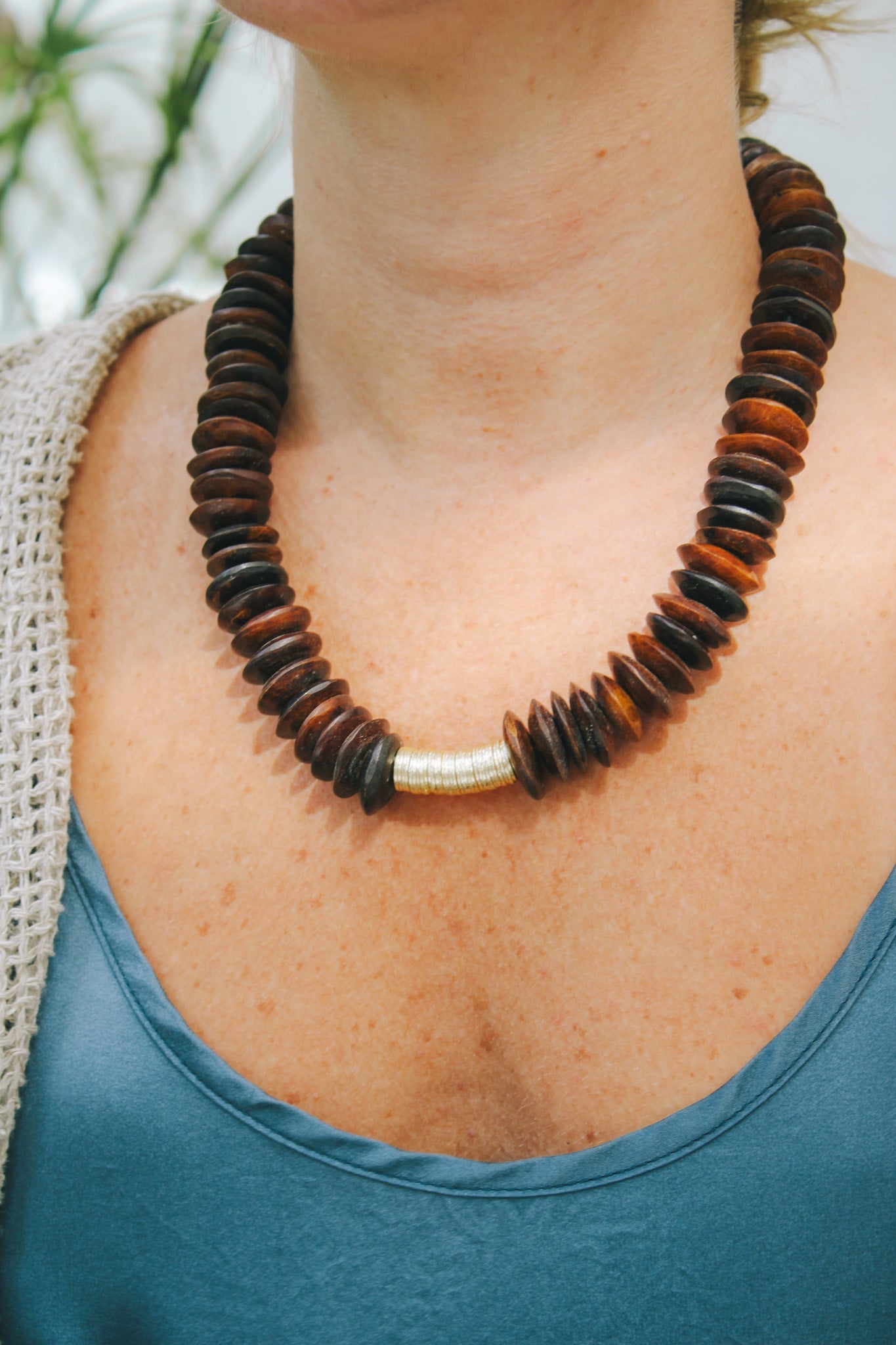 Short Kenya Bone Bead NecklaceRobin JacksonNecklace