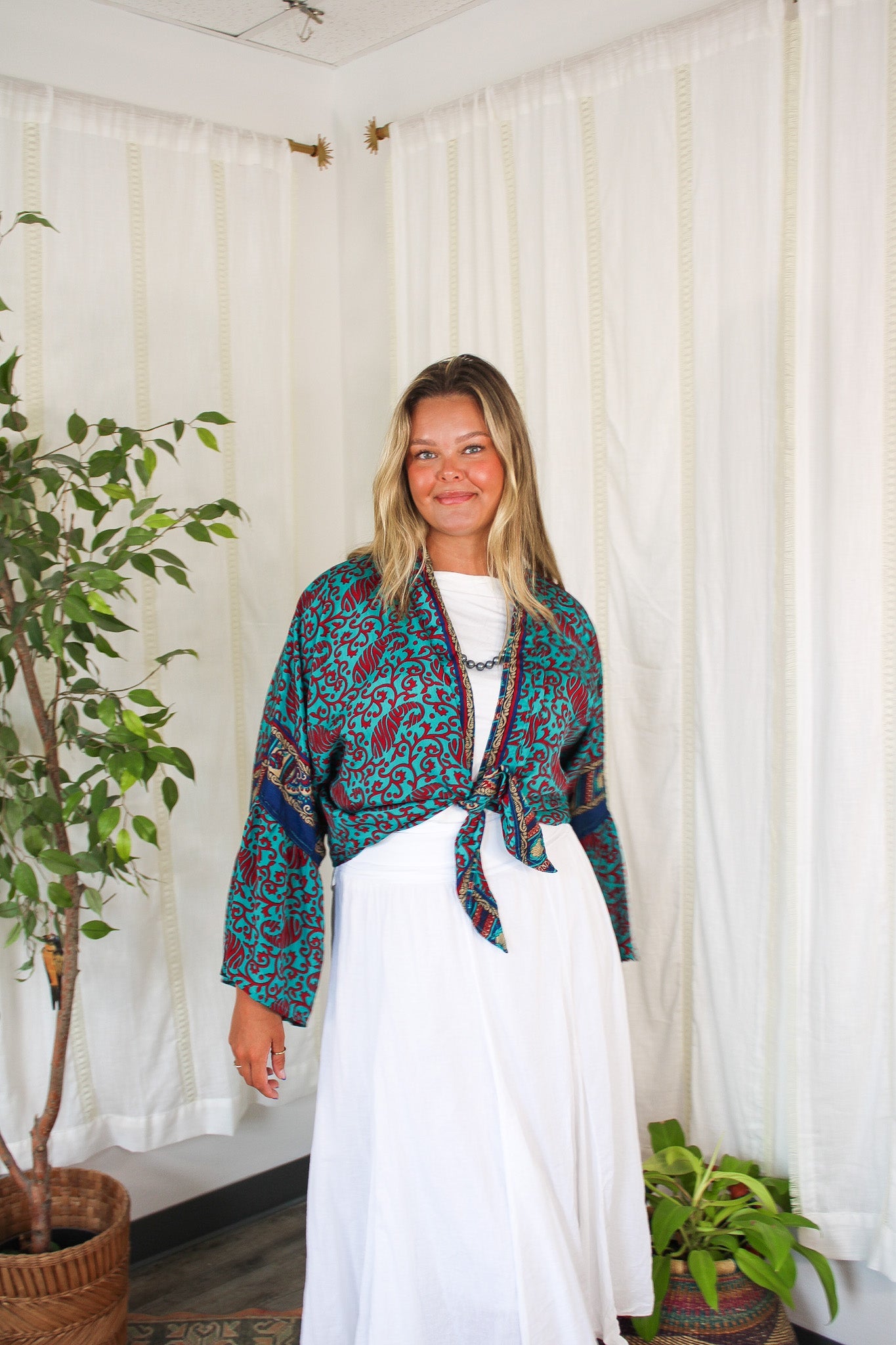 Silk Shrug #06 12Kantha BaeKimono
