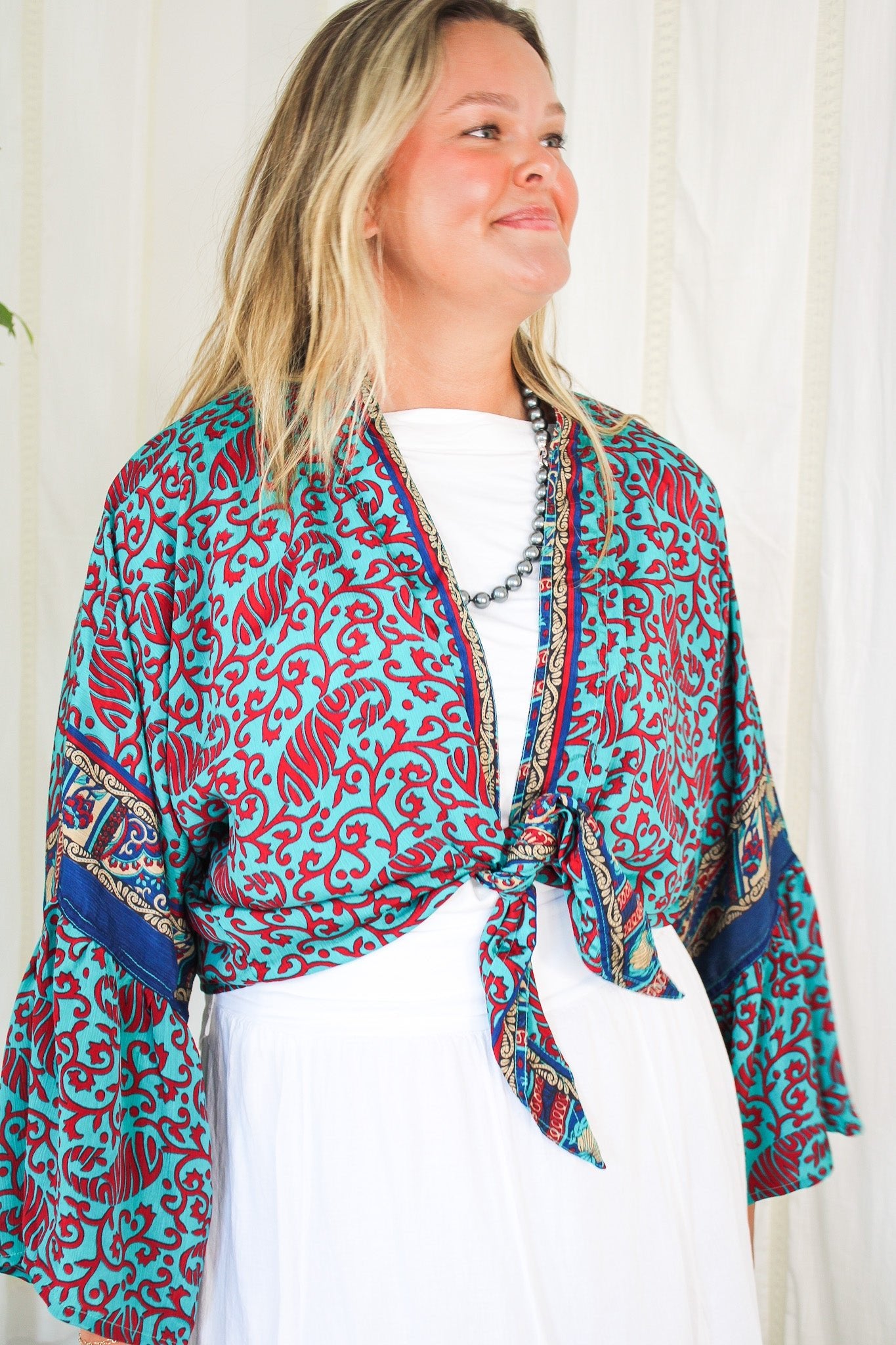 Silk Shrug #06 12Kantha BaeKimono