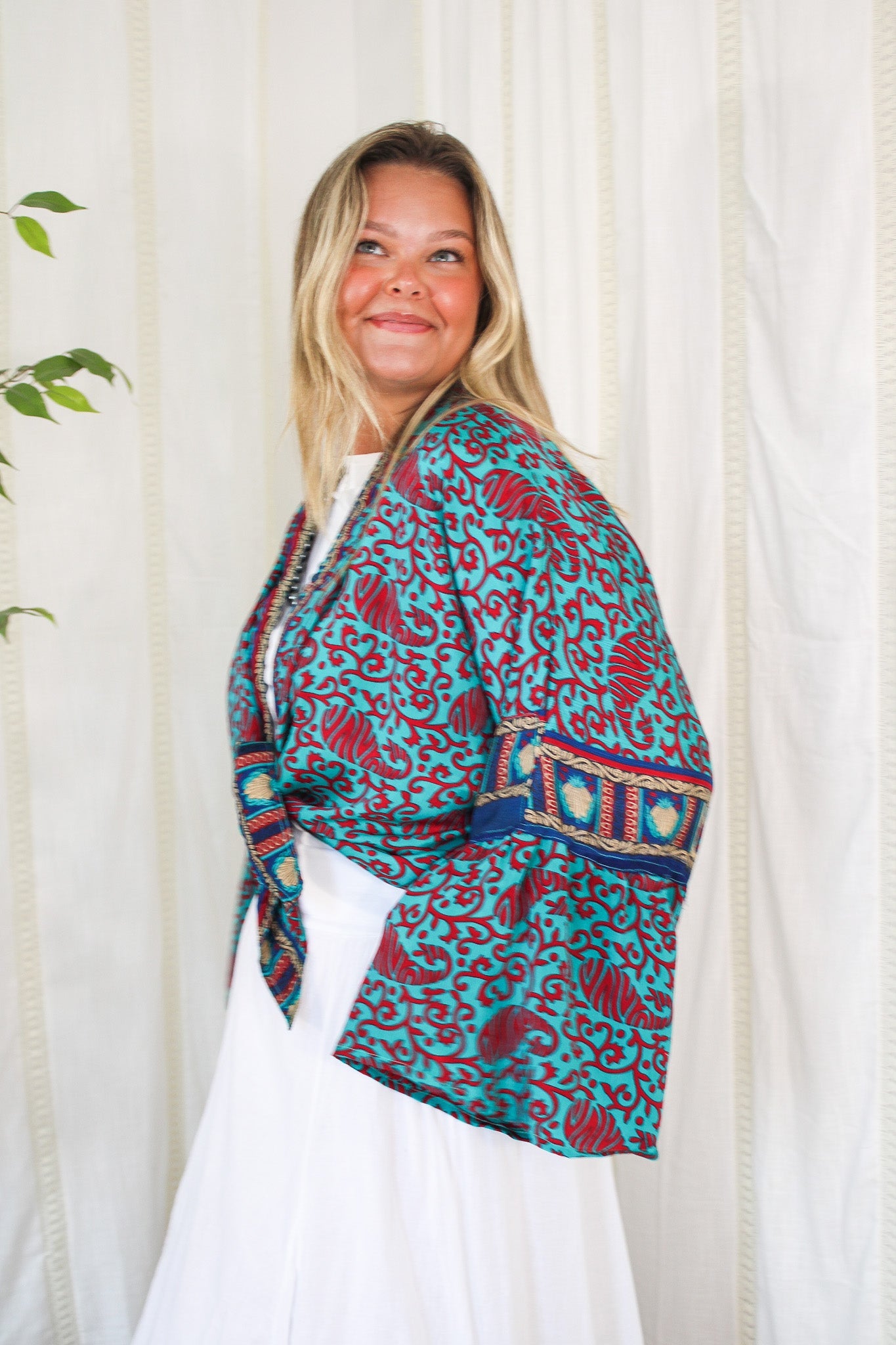 Silk Shrug #06 12Kantha BaeKimono