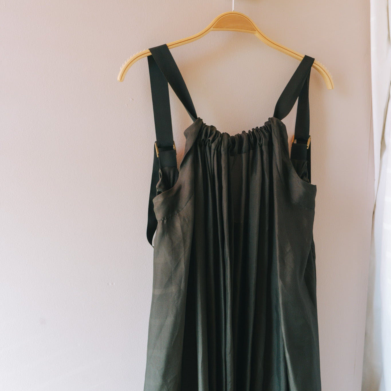 Silver Foil Maxi Dress - BlackAmano by Lorena LaingDresses