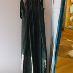 Silver Foil Maxi Dress - BlackAmano by Lorena LaingDresses