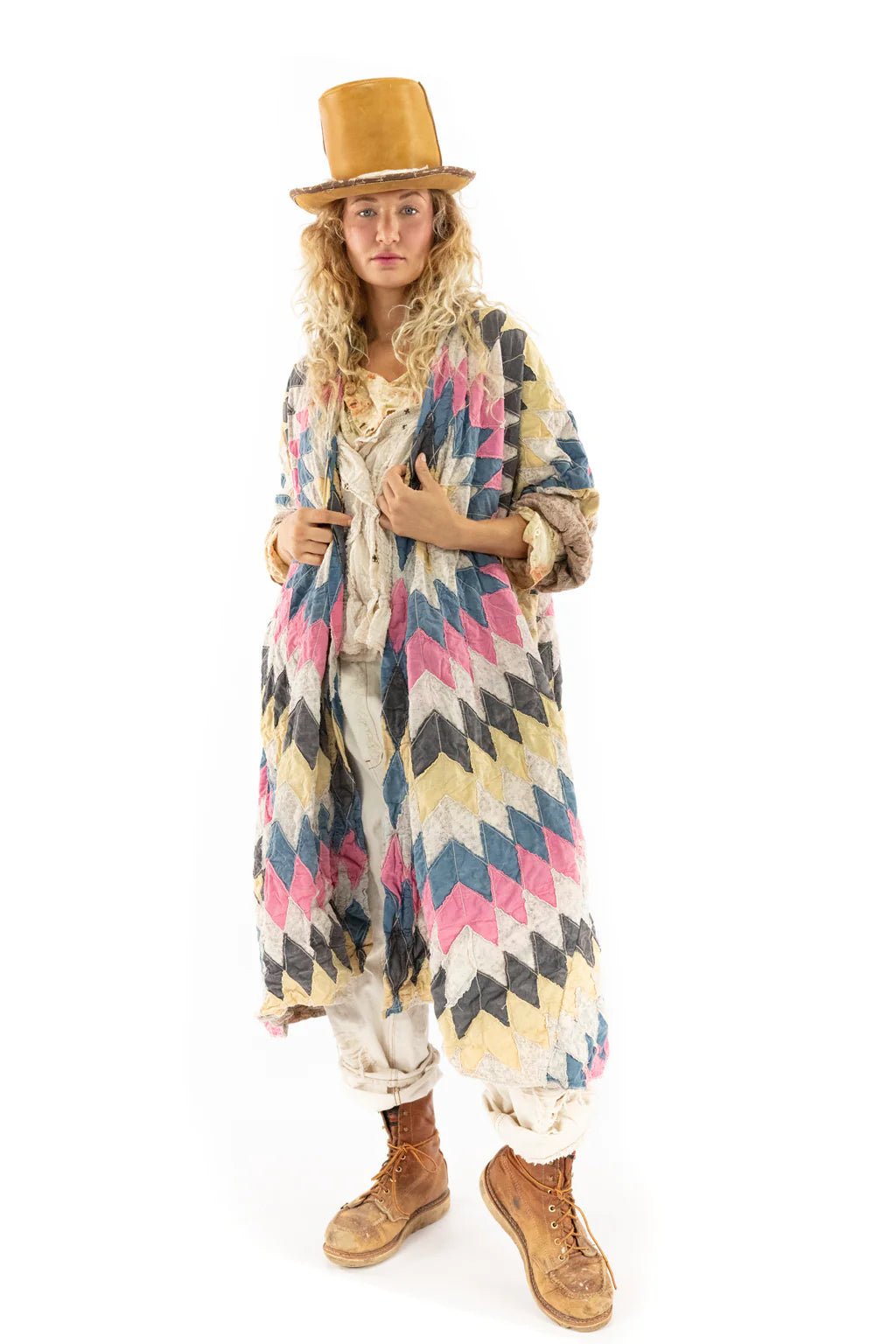 Sitara Quiltwork Kimono Jacket 551 - Bird RockMagnolia PearlCoats & Jackets