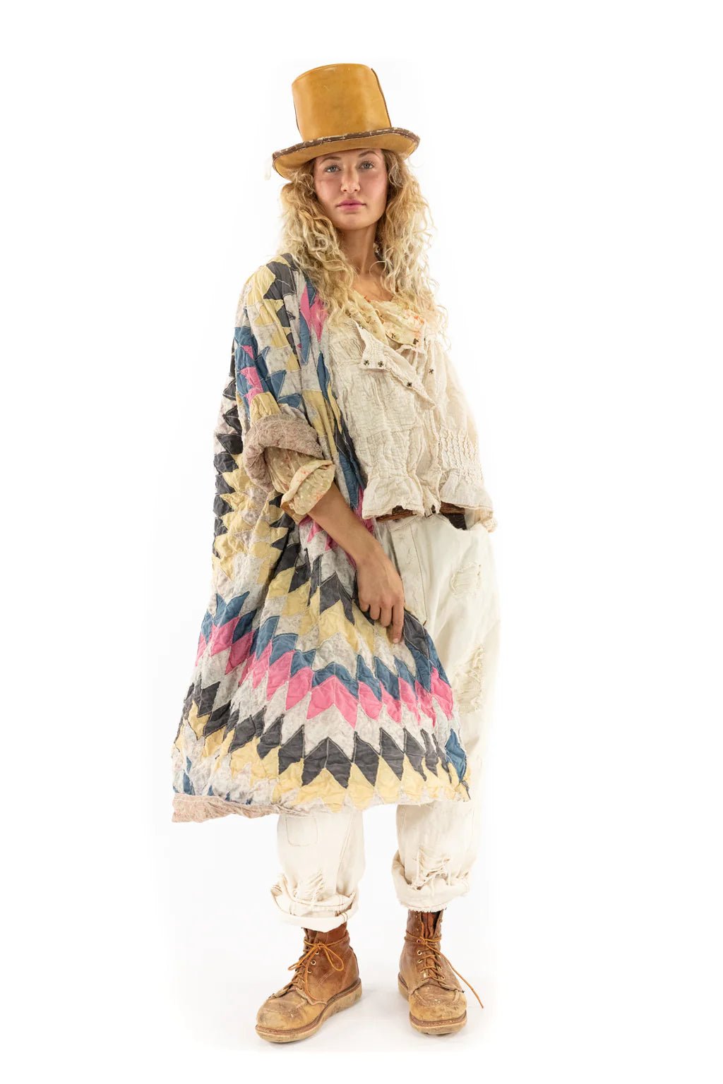 Sitara Quiltwork Kimono Jacket 551 - Bird RockMagnolia PearlCoats & Jackets