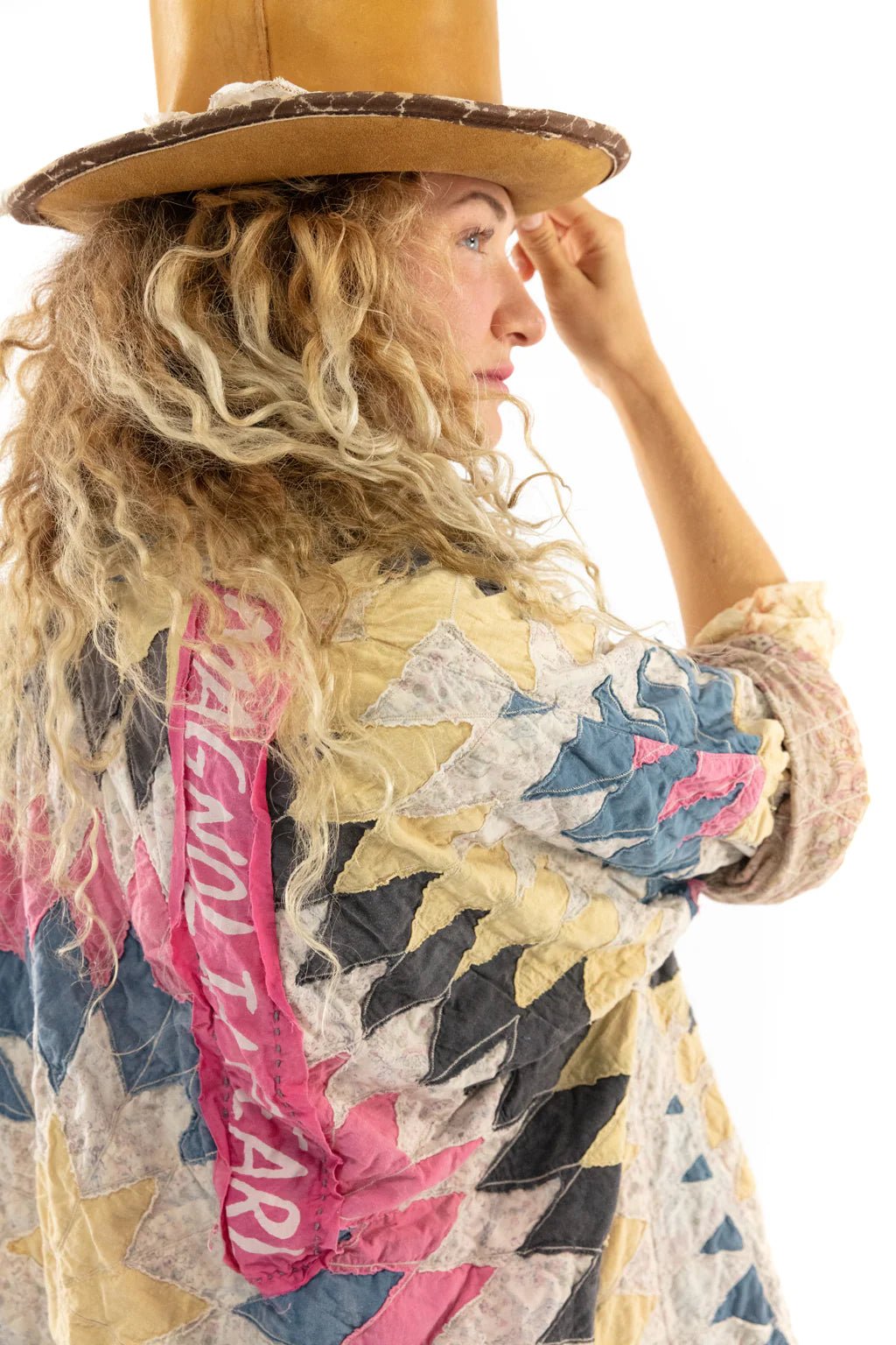 Sitara Quiltwork Kimono Jacket 551 - Bird RockMagnolia PearlCoats & Jackets