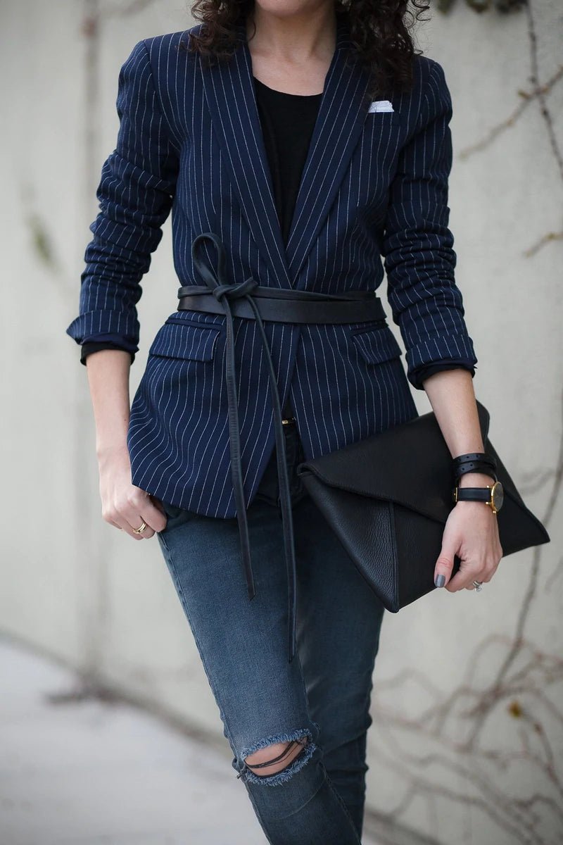 Skinny Wrap Belt- BlackAdaBelt