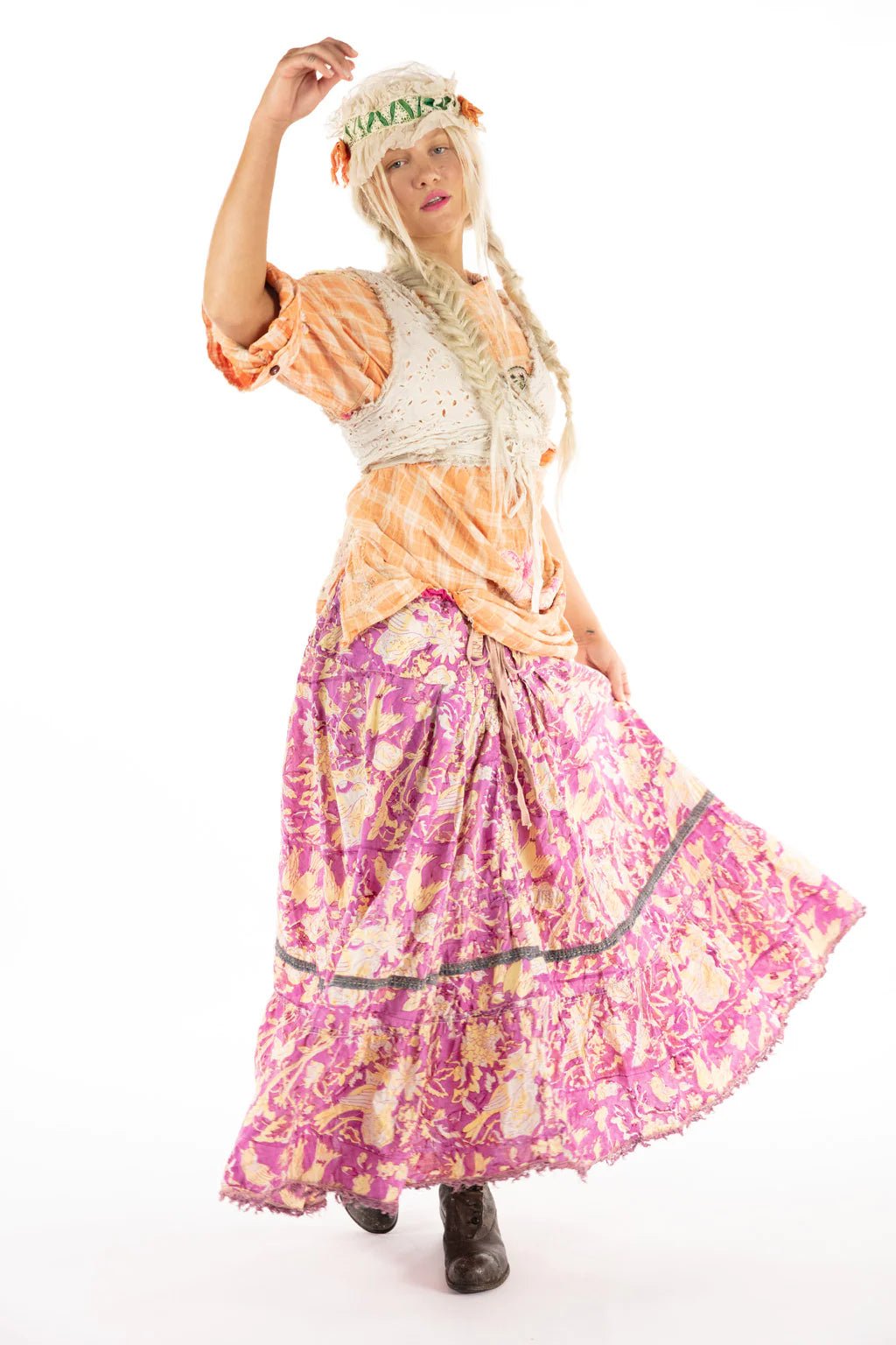 Skirt 151- WildberryMagnolia PearlSkirt